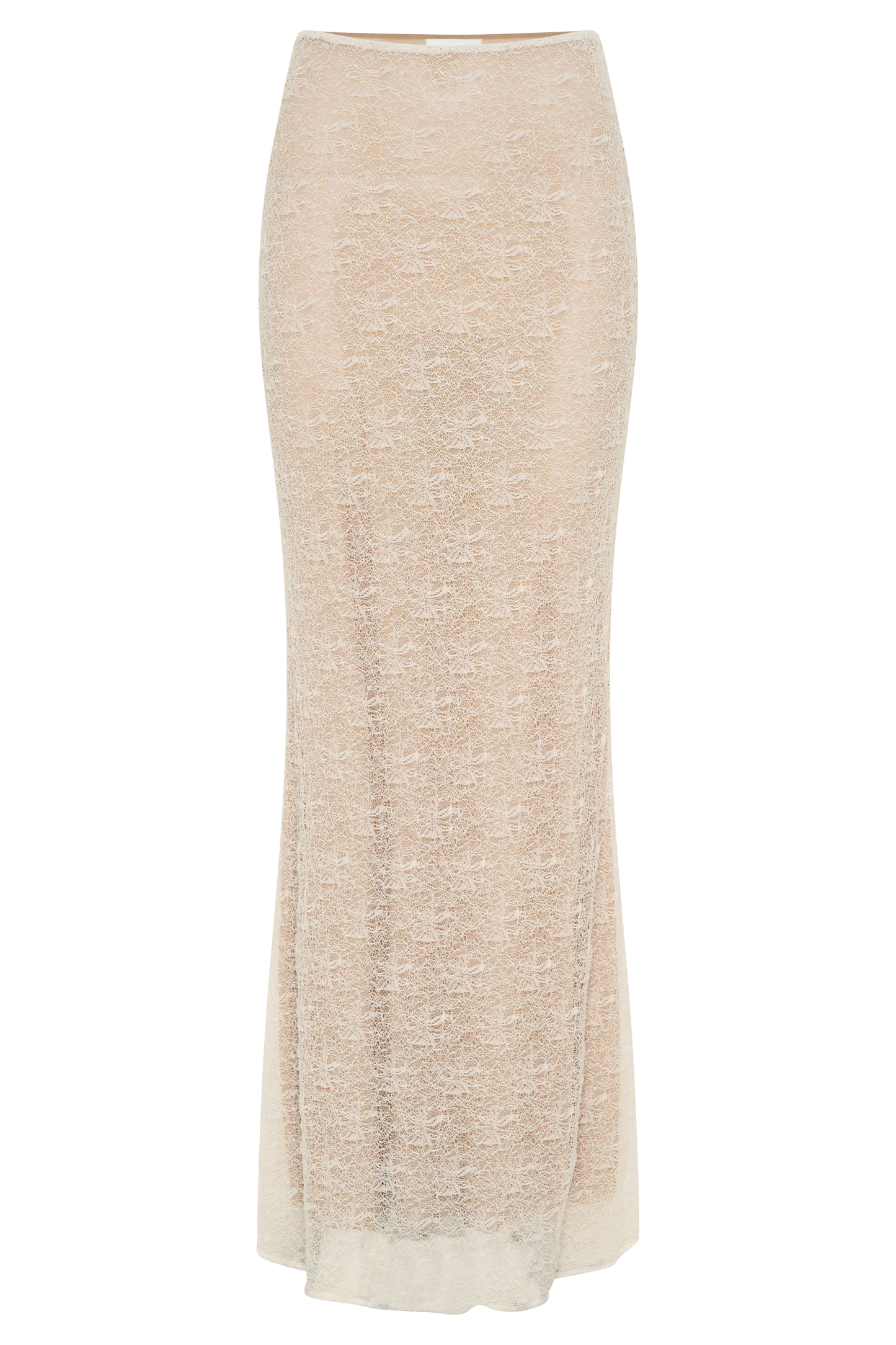 Robyn Sheer Lace Maxi Skirt - Ivory