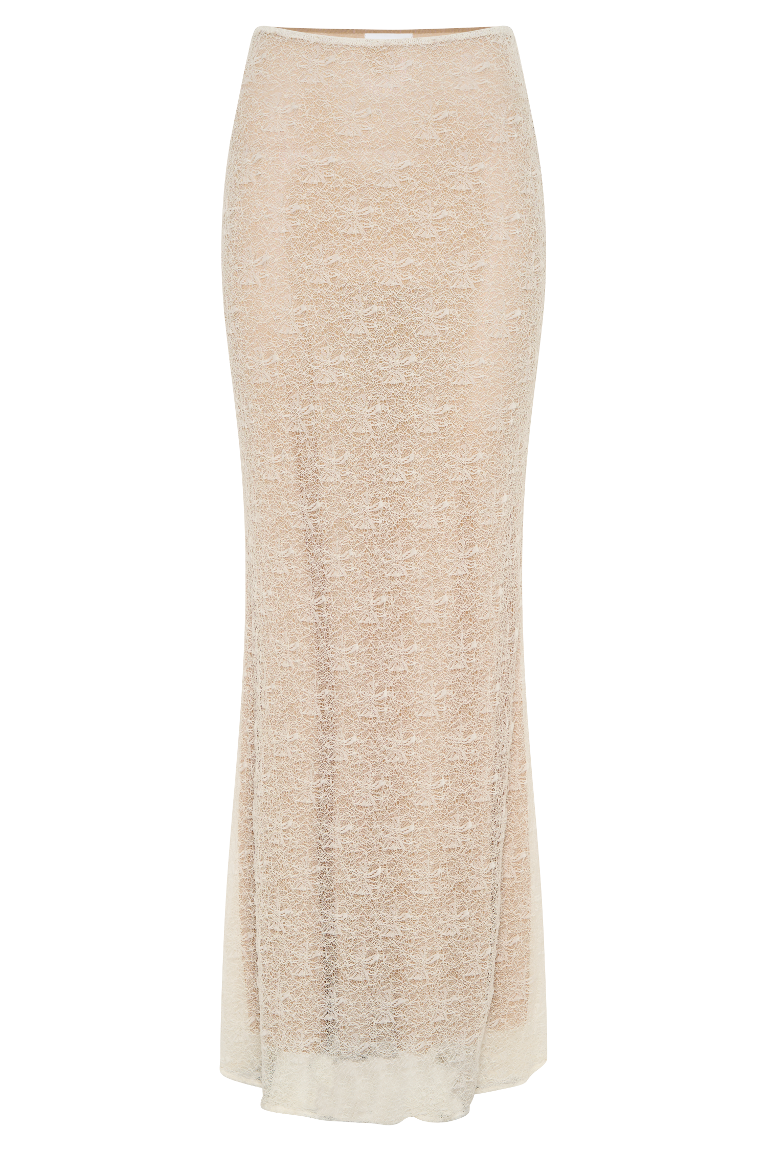 Robyn Sheer Lace Maxi Skirt - Ivory #9