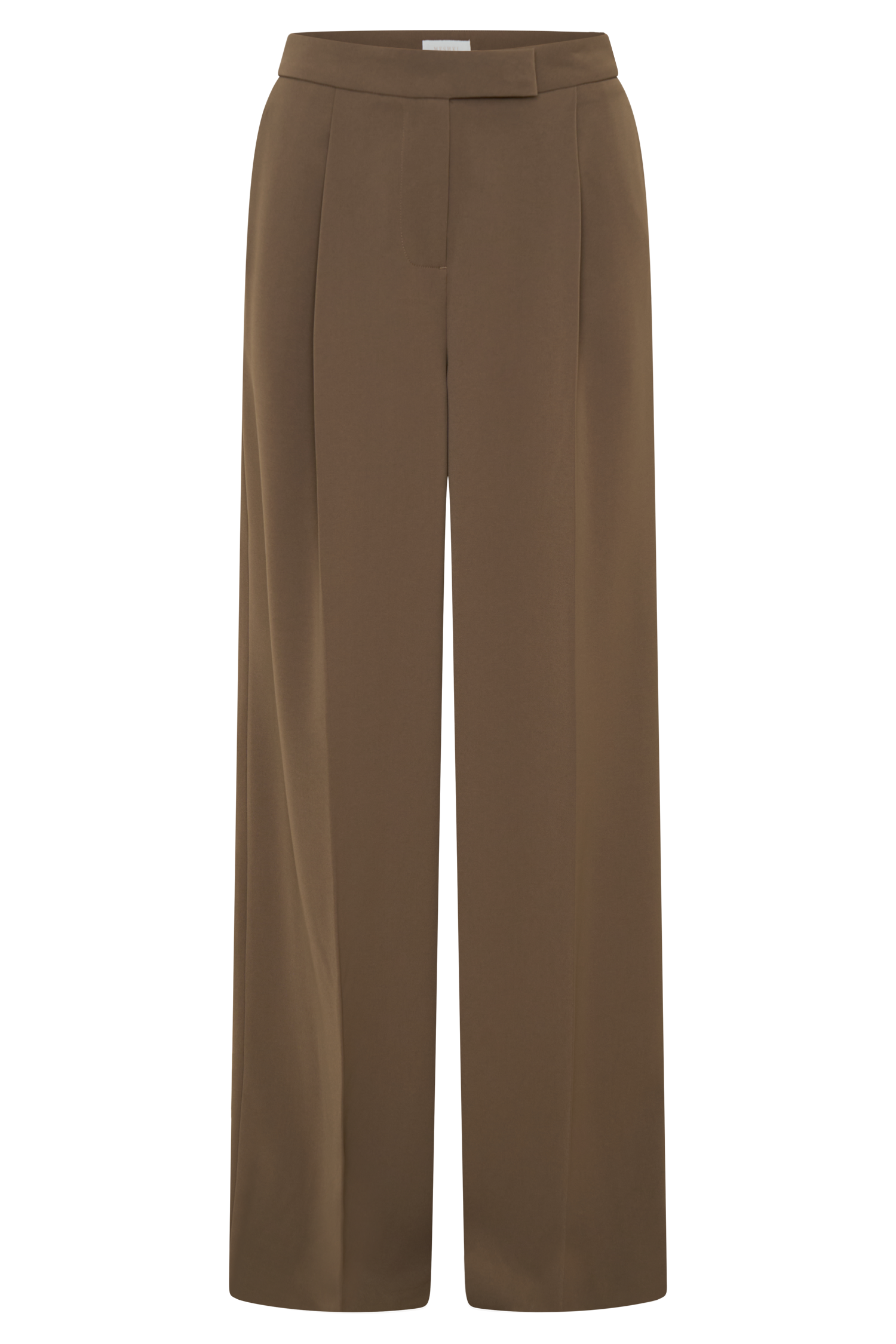 Faith Suiting Wide Leg Pant - Cacao Brown #9