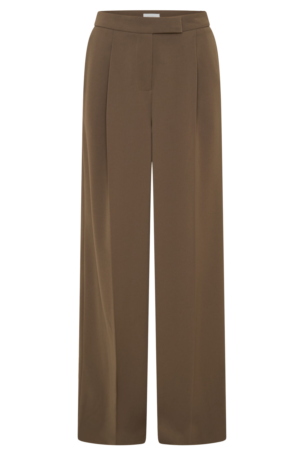 Faith Suiting Wide Leg Pant - Cacao Brown