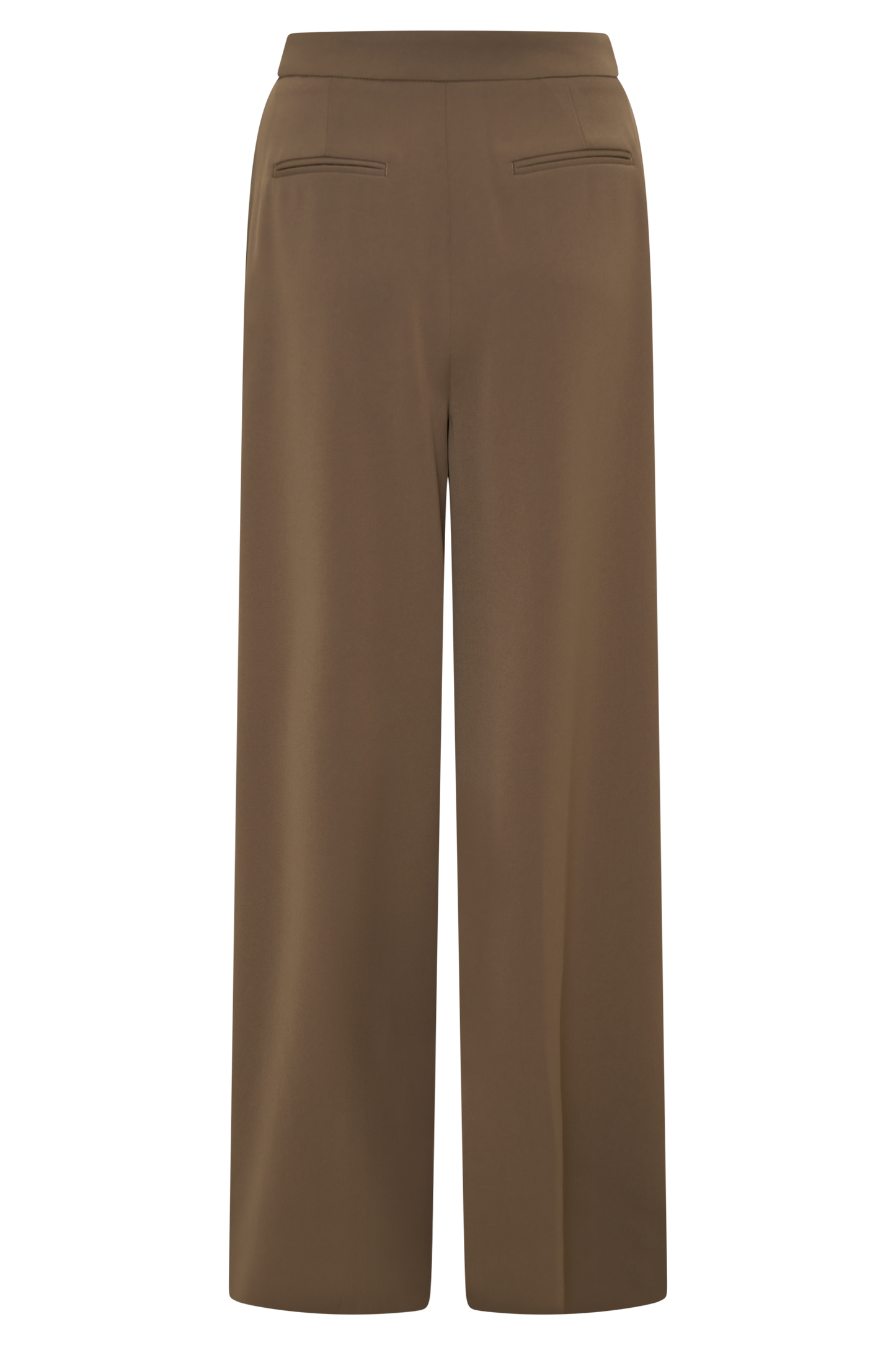 Faith Suiting Wide Leg Pant - Cacao Brown