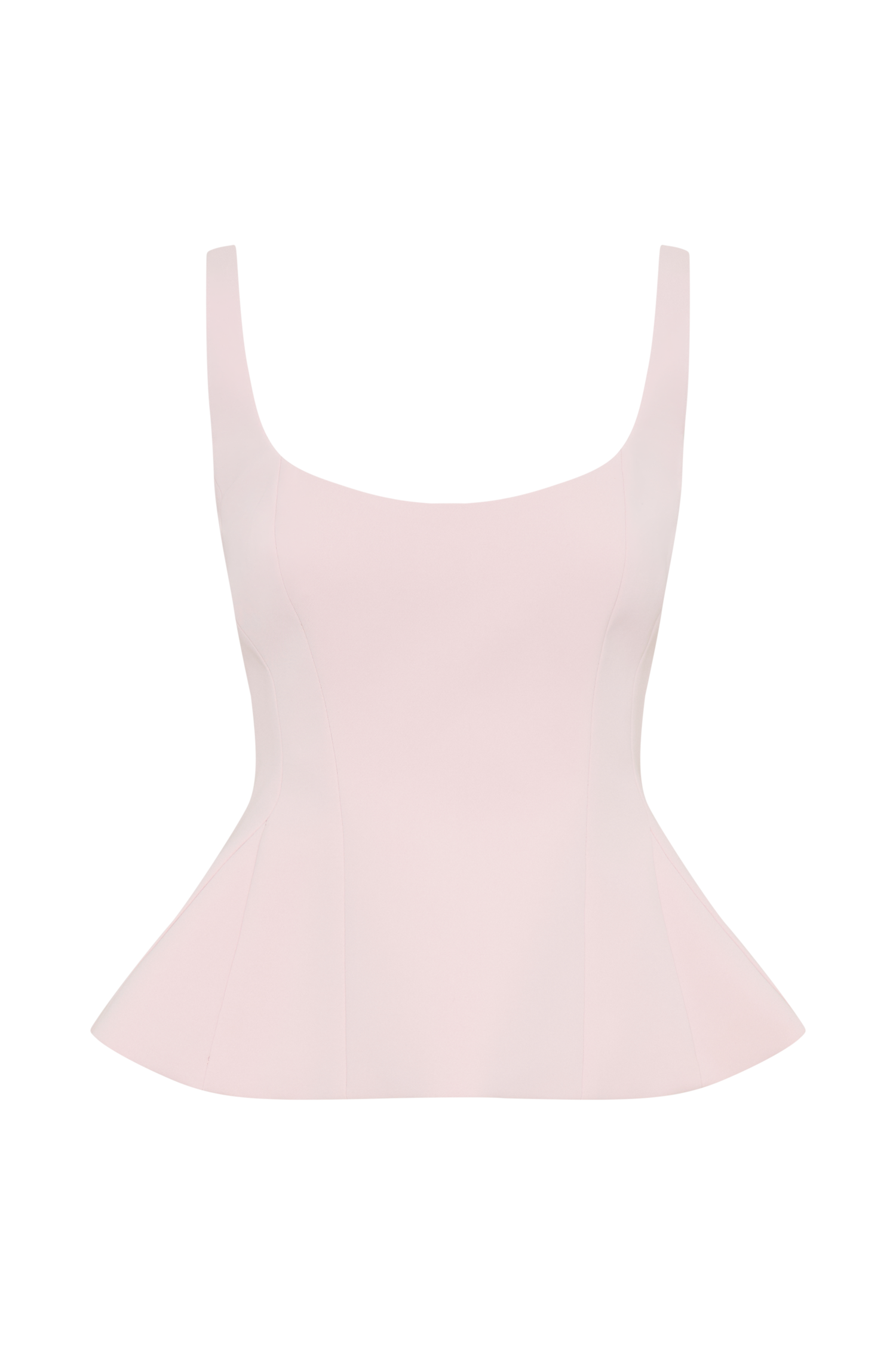 Korrie Suiting Peplum Top - Powder Pink #8