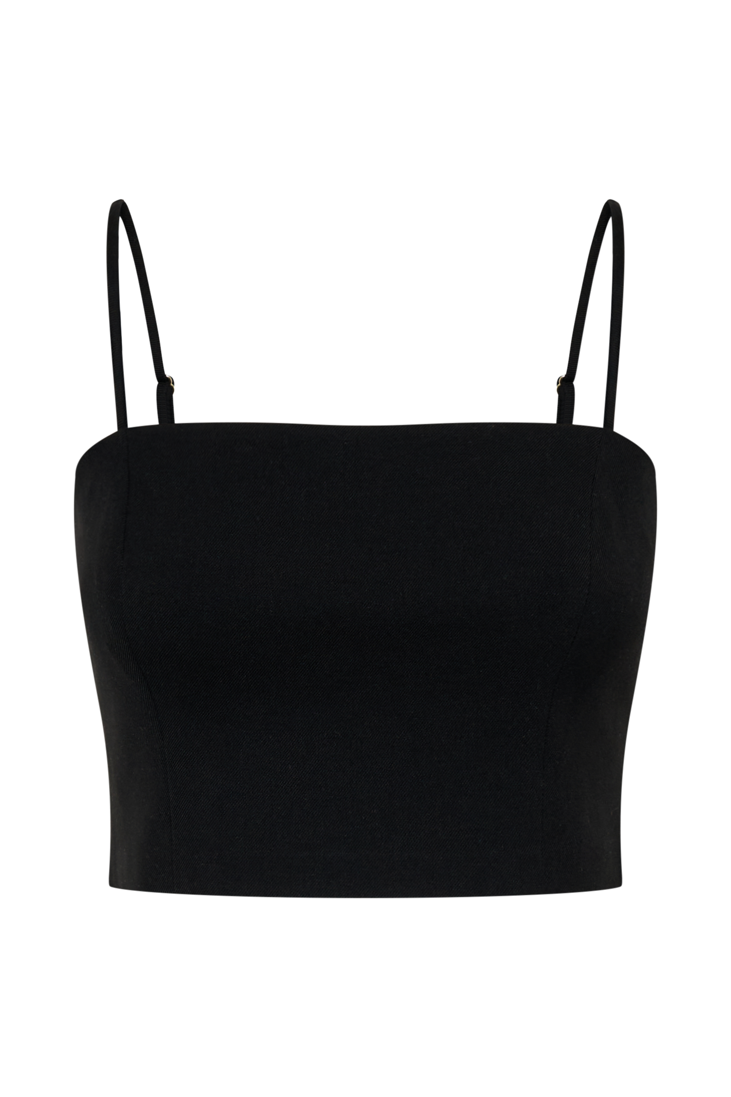 Grace Suiting Crop Top - Black #11