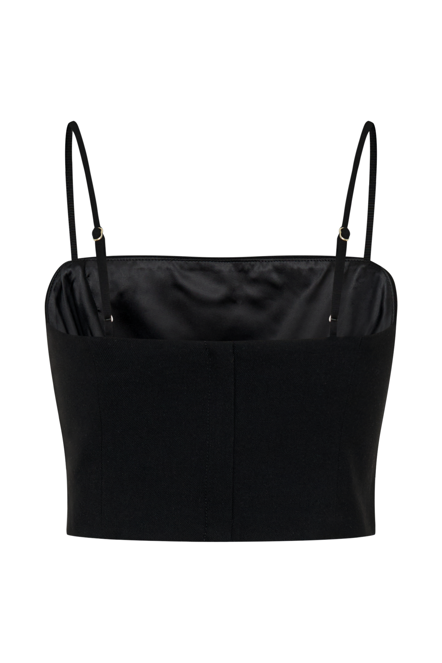 Grace Suiting Crop Top - Black #10