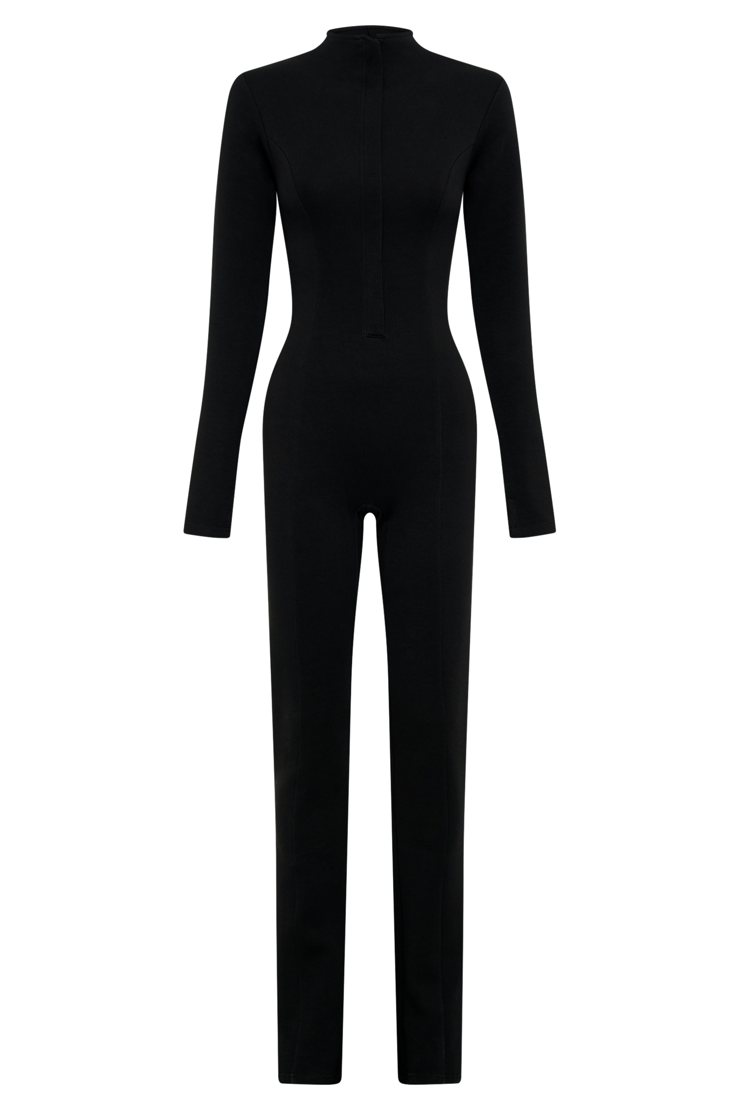 Margaery Scuba Jersey Jumpsuit - Black