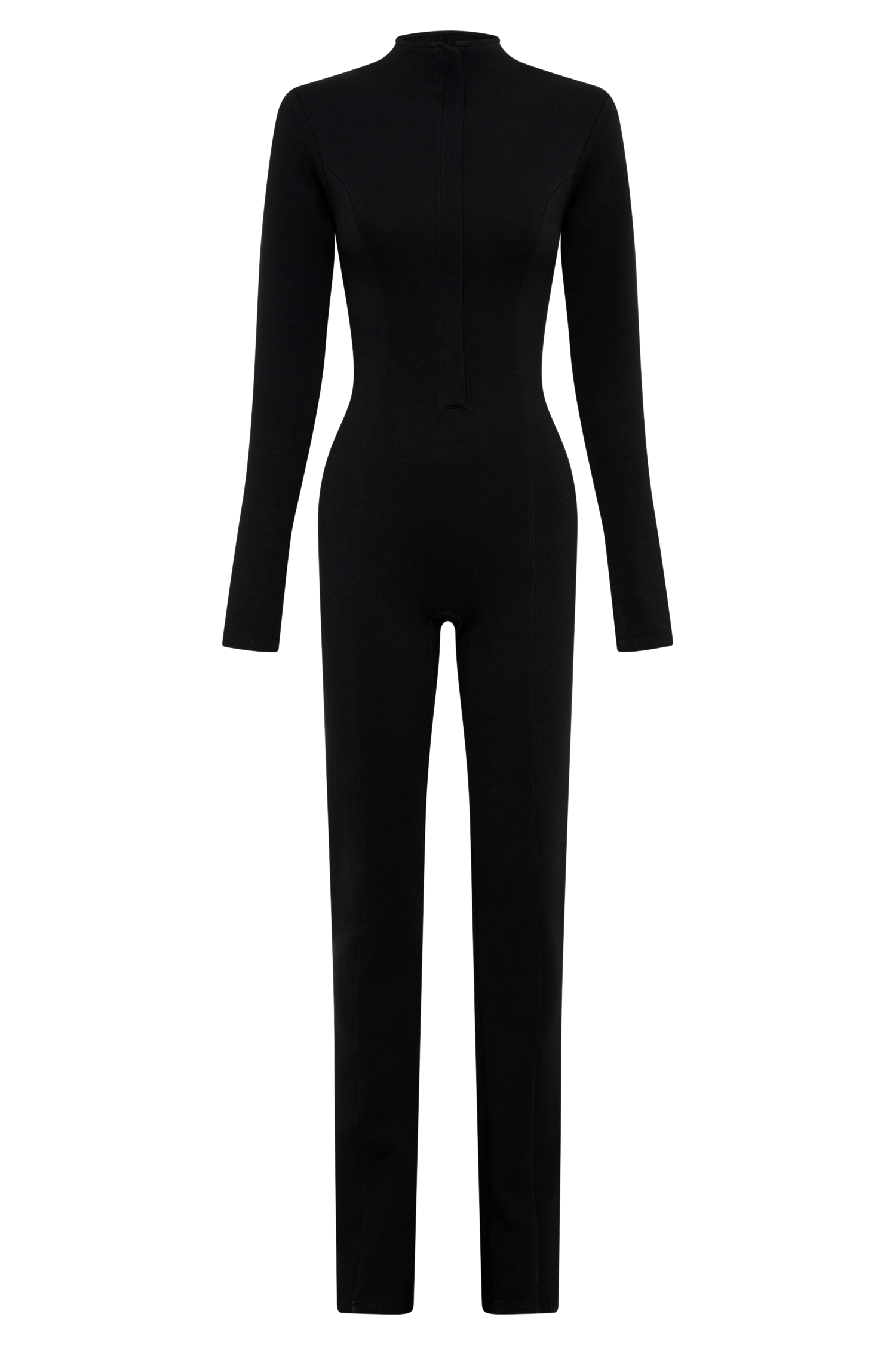 Margaery Scuba Jersey Jumpsuit - Black #9
