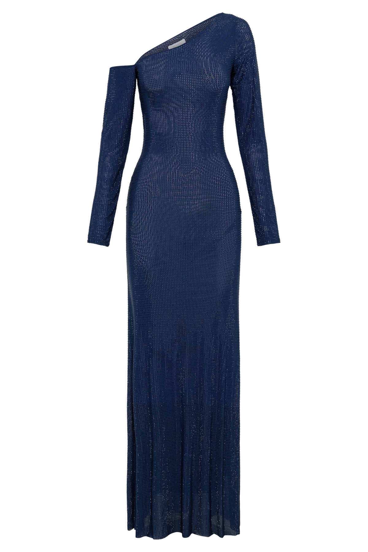 Marcia Diamante Long Sleeve Maxi Dress - Navy #9