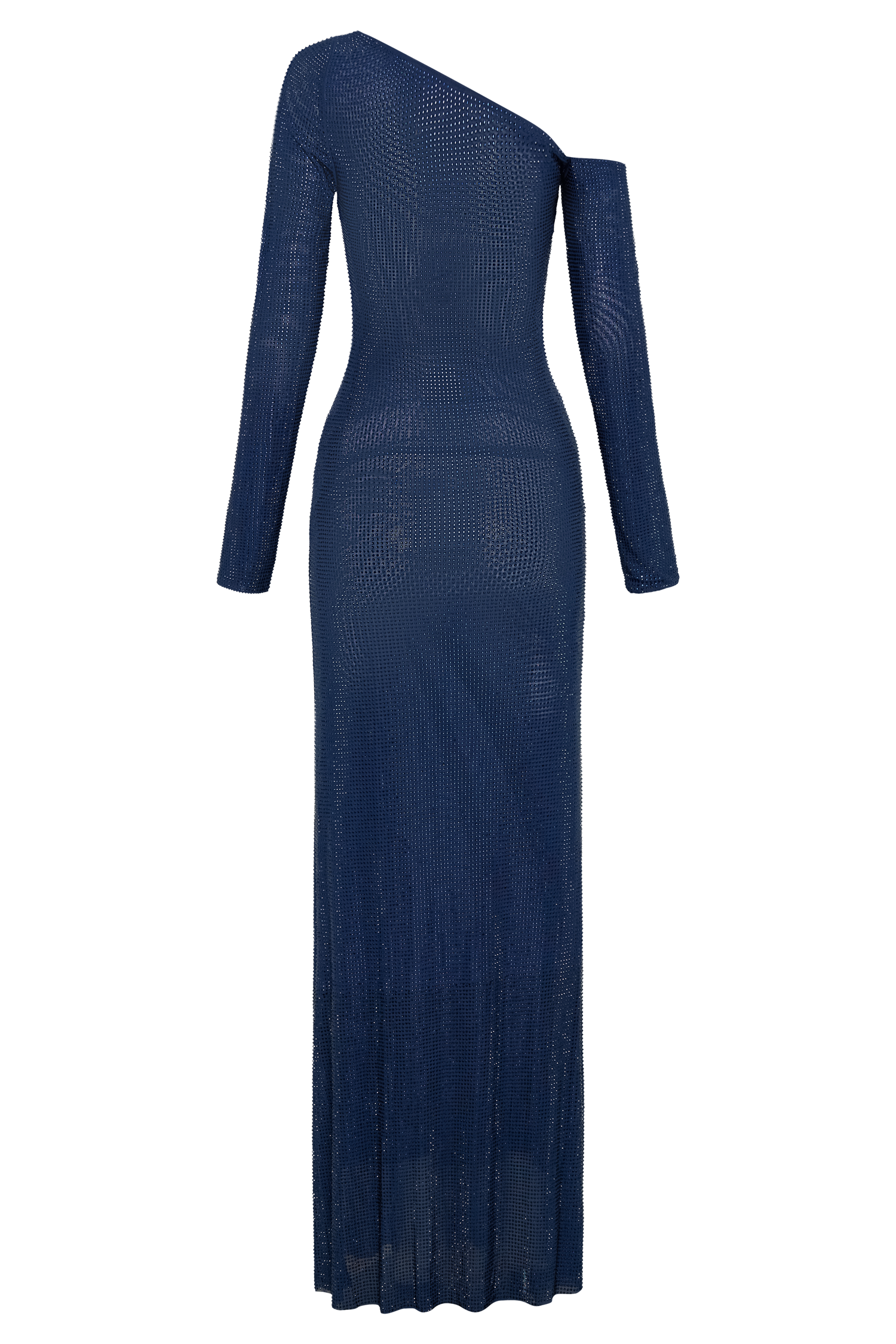 Marcia Diamante Long Sleeve Maxi Dress - Navy #8
