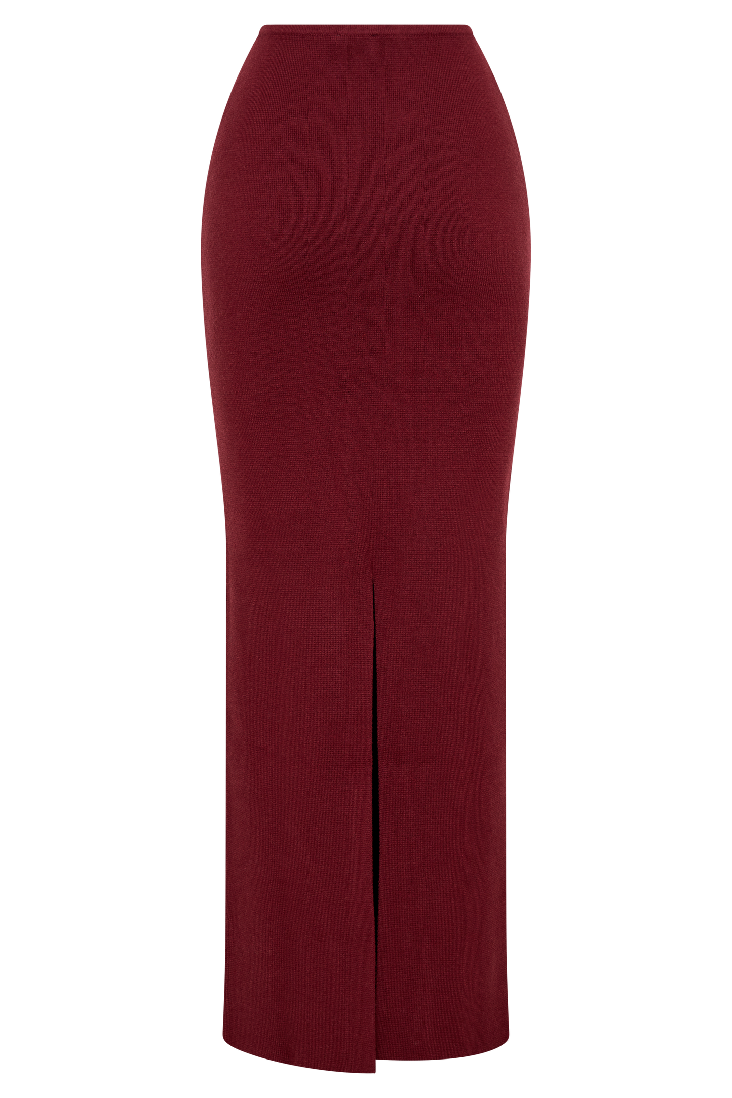 Kyle Knit Maxi Skirt - Cherry Red