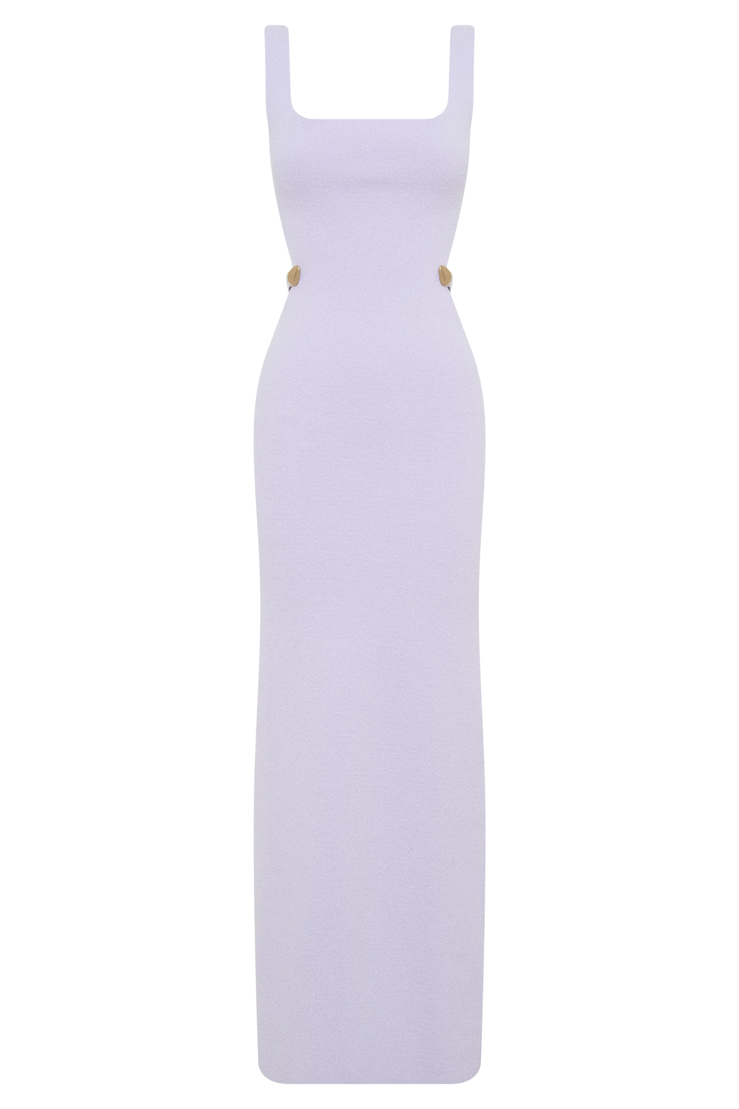 Alysanne Cut Out Knit Maxi Dress - Lilac