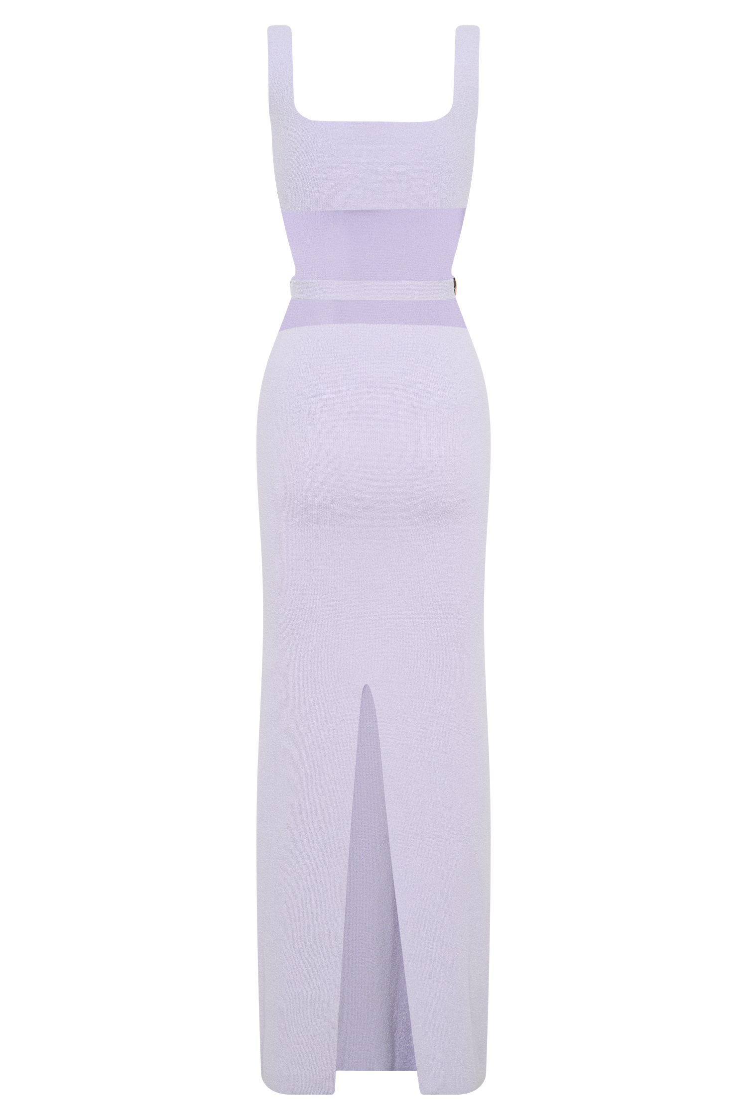 Alysanne Cut Out Knit Maxi Dress - Lilac #7