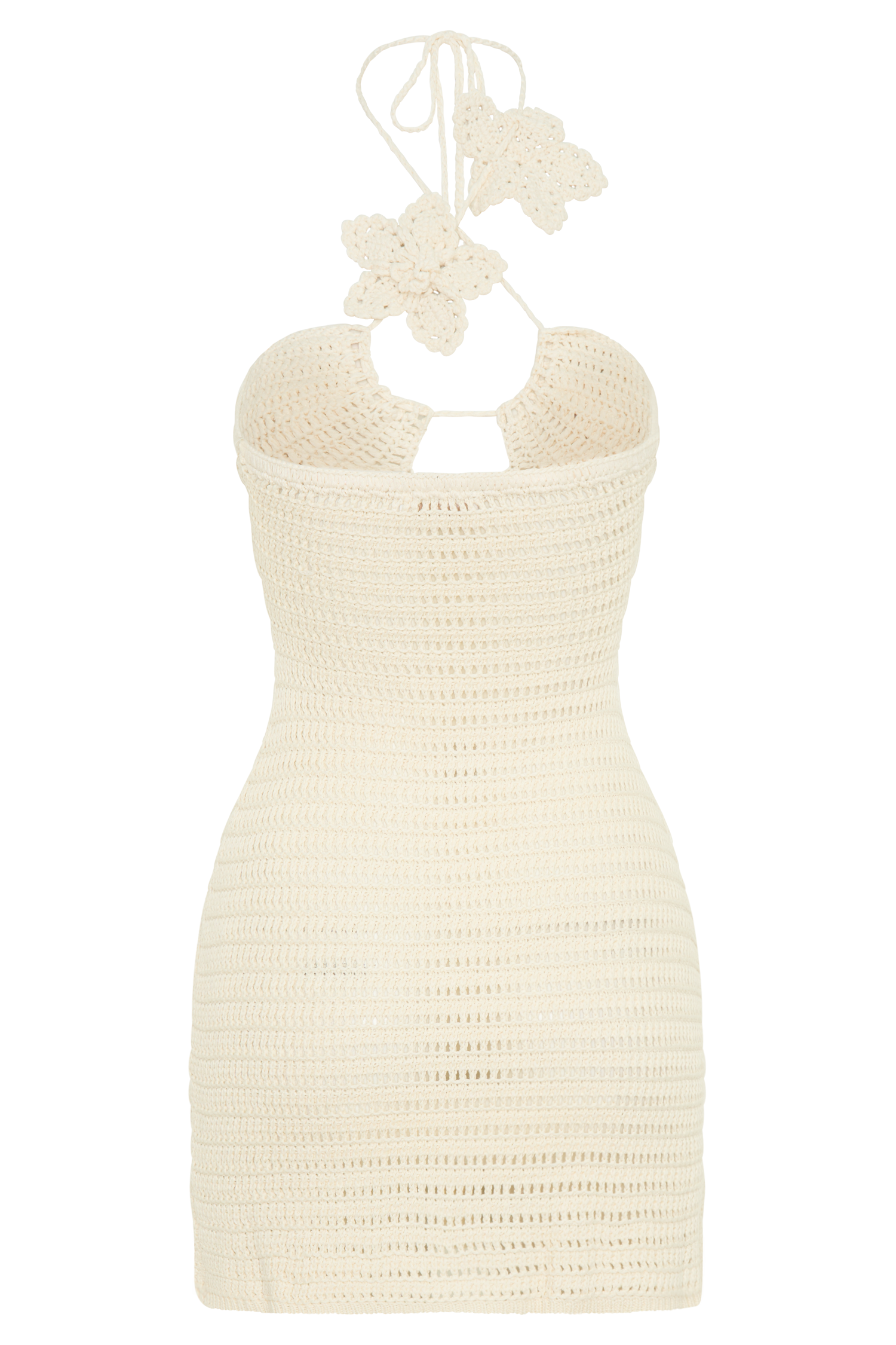 Kyla Floral Crochet Mini Dress - Buttercream #9