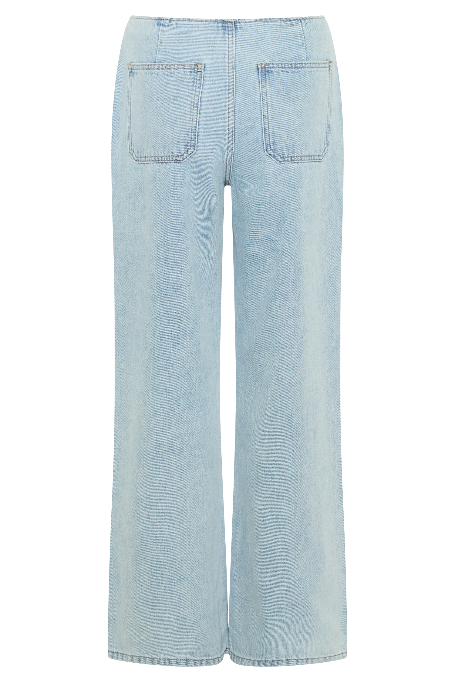 Caitlin Mid Rise Denim Jeans - Light Blue #8