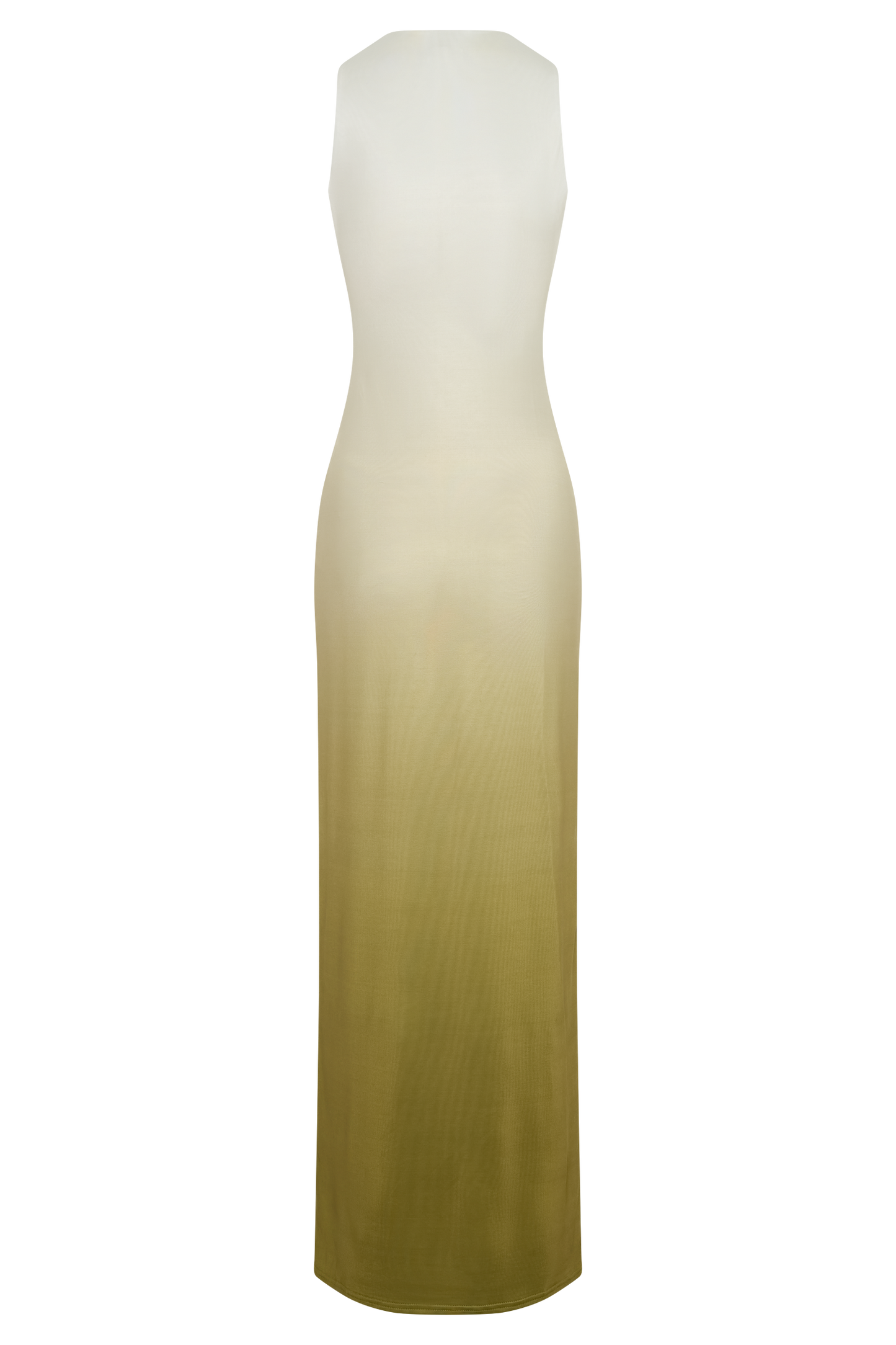 Stella Draped Slinky Maxi Dress - Ombre Vintage Olive