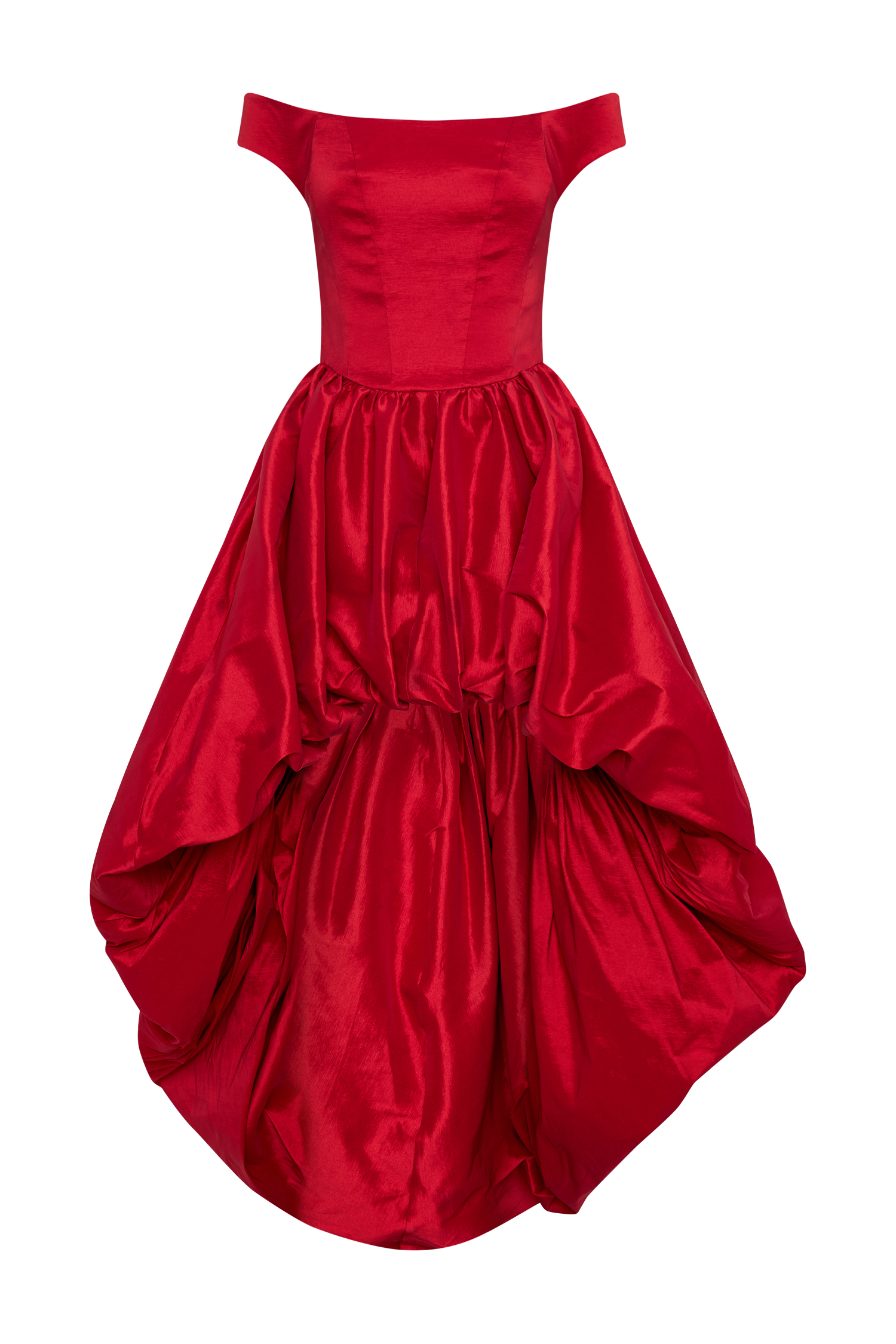 Amelia Bubble Maxi Dress - Ruby Red #8