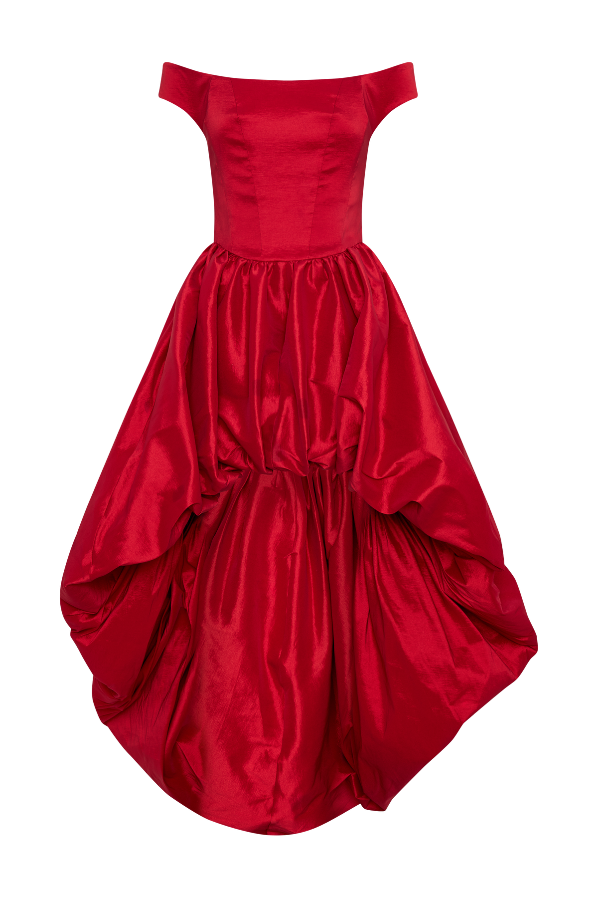 Amelia Bubble Maxi Dress - Ruby Red #8