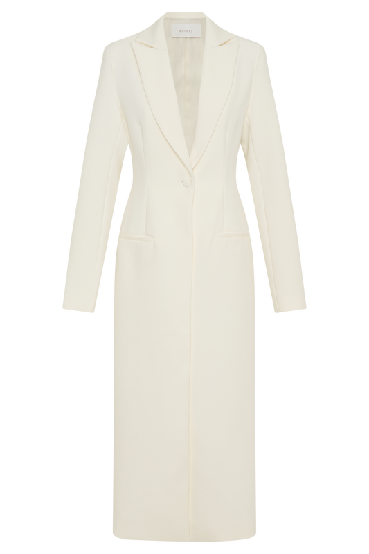 Carver Boucle Coat - Ivory