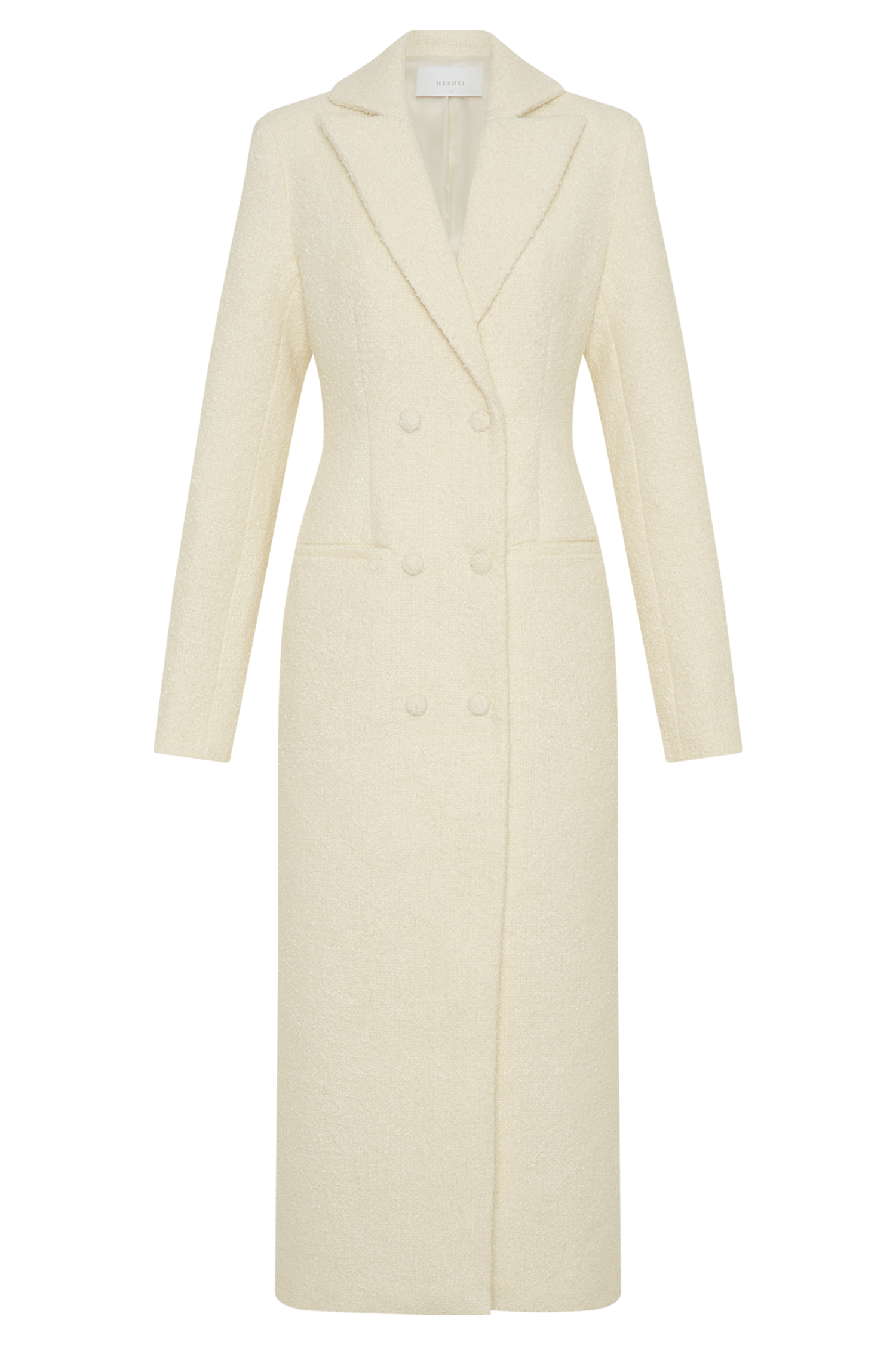 Carver Boucle Coat - Ivory #9