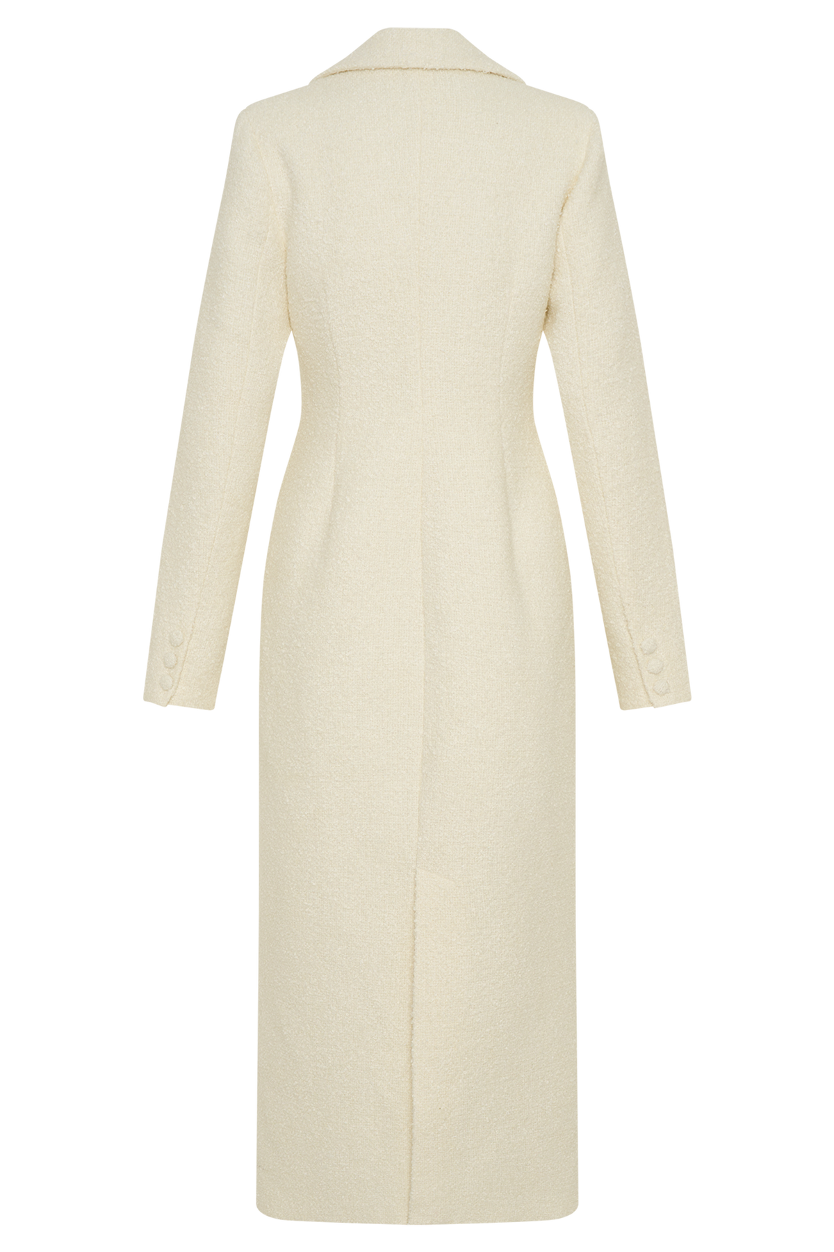 Carver Boucle Coat - Ivory