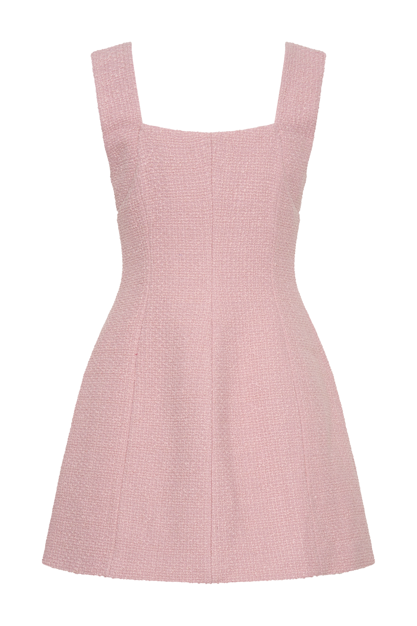 Desire Boucle Mini Dress - Powder Pink