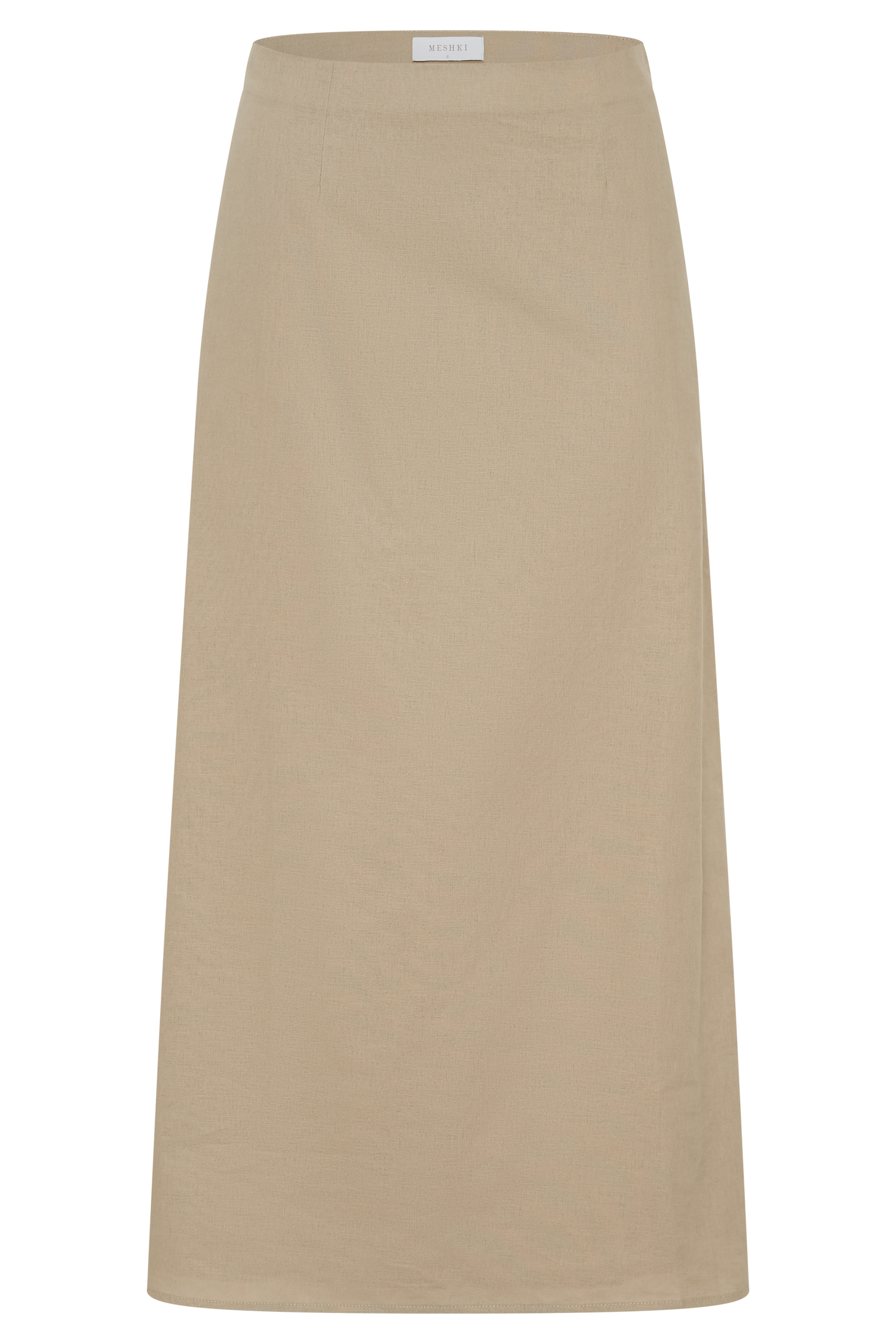 Dora Linen Midi Skirt - Natural #7