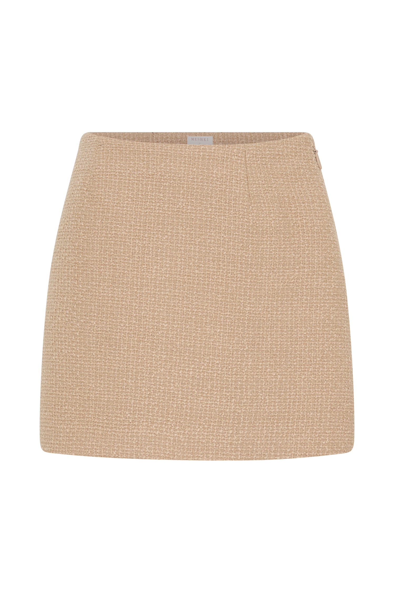 Camilla Boucle Mini Skirt - Light Taupe #9