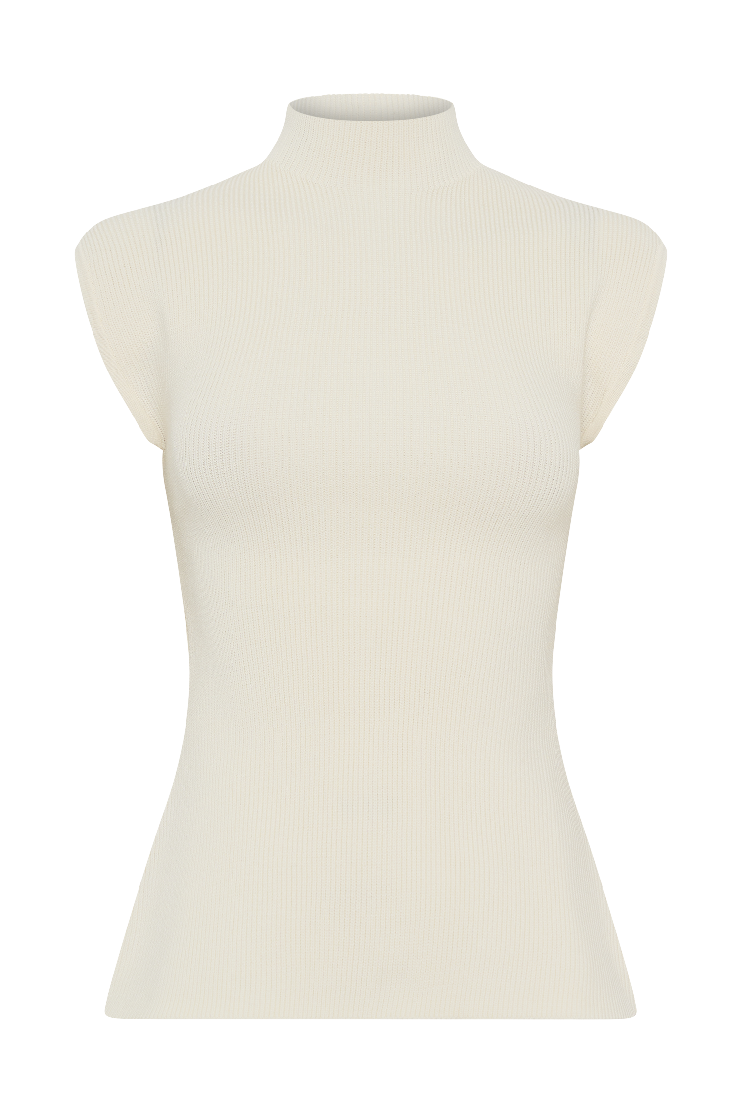 Maxine Knit Open Back Top - Ivory #7
