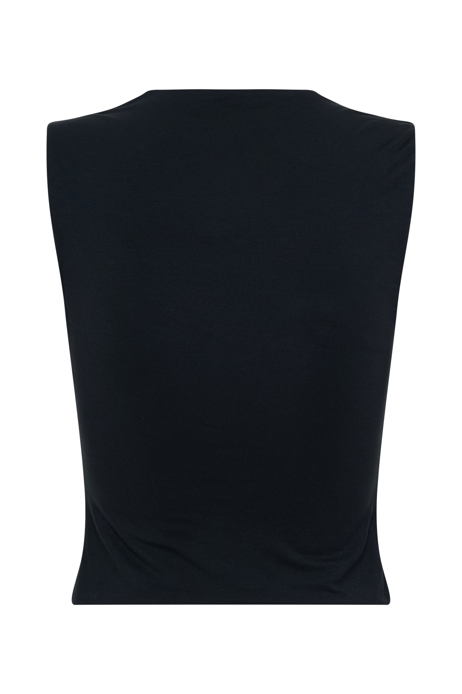 Tatianna Lace Trim Modal Top - Black #8