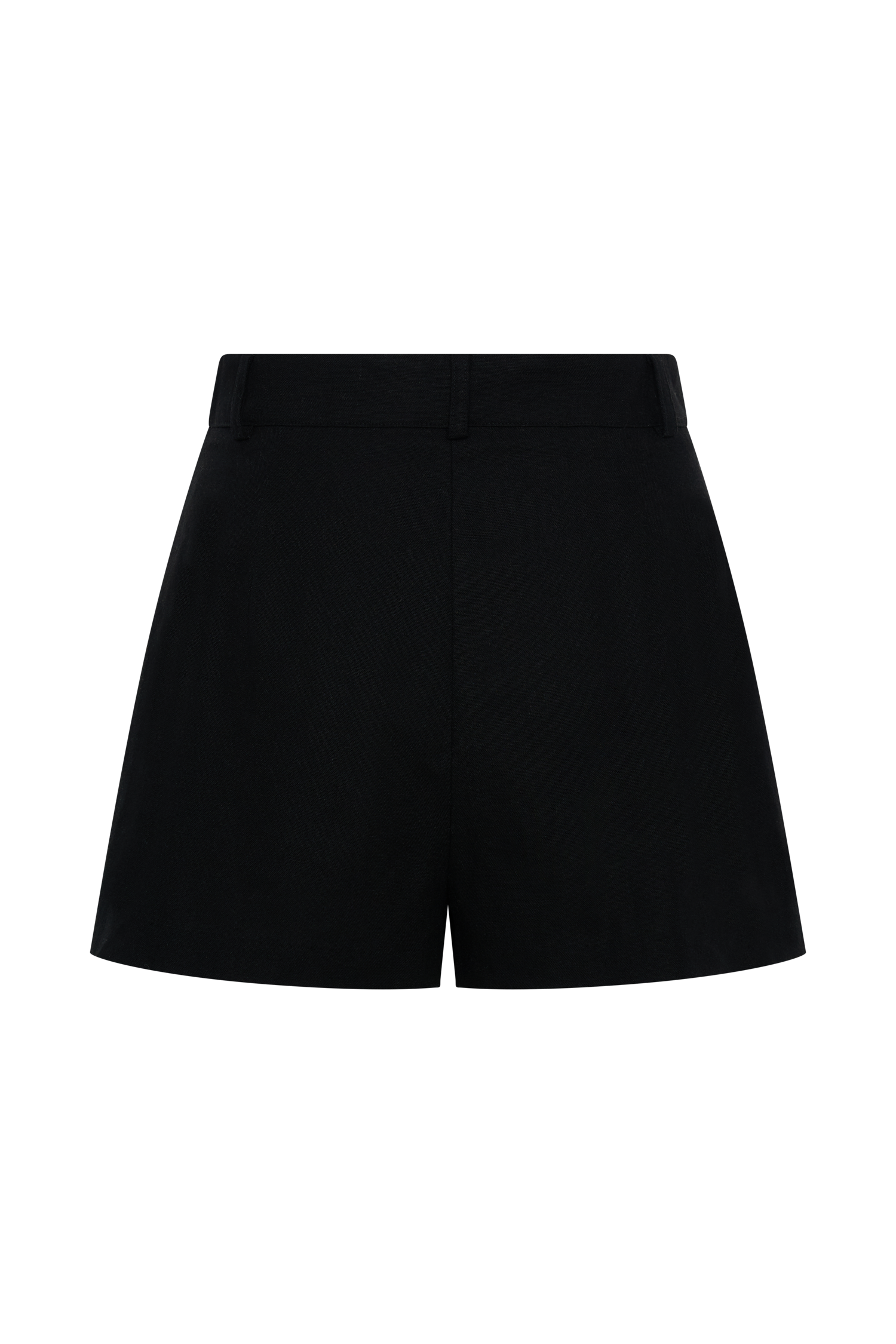 Massima Linen Shorts - Black #8