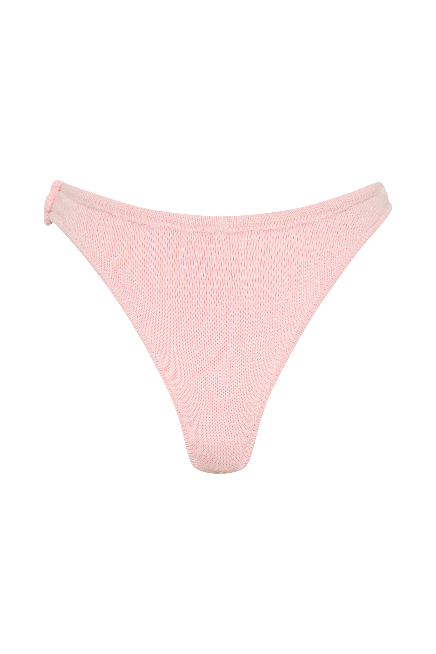 Aesha Floral Crochet Bikini Bottom - Pale Pink #7