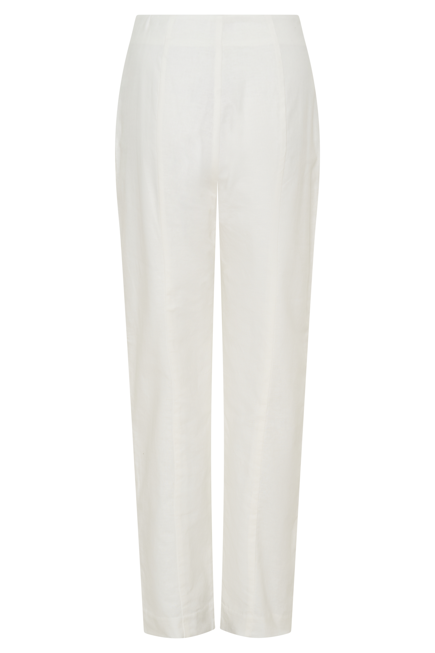Dora Linen Straight Leg Pant - Ivory