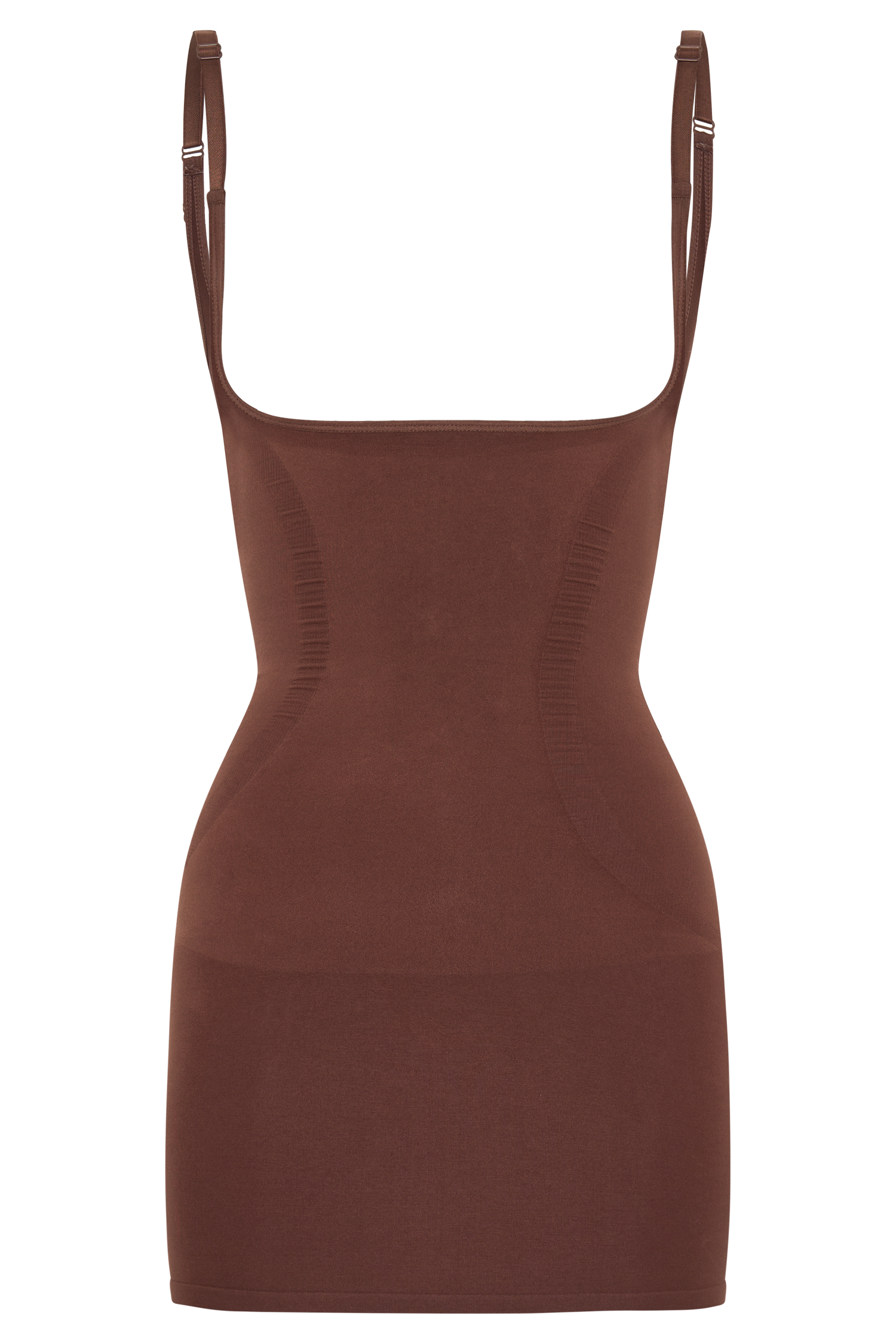 Jocelyn Backless Shapewear Mini Dress - Espresso | MESHKI UK Jocelyn Backless Shapewear Mini Dress - Espresso | MESHKI UK