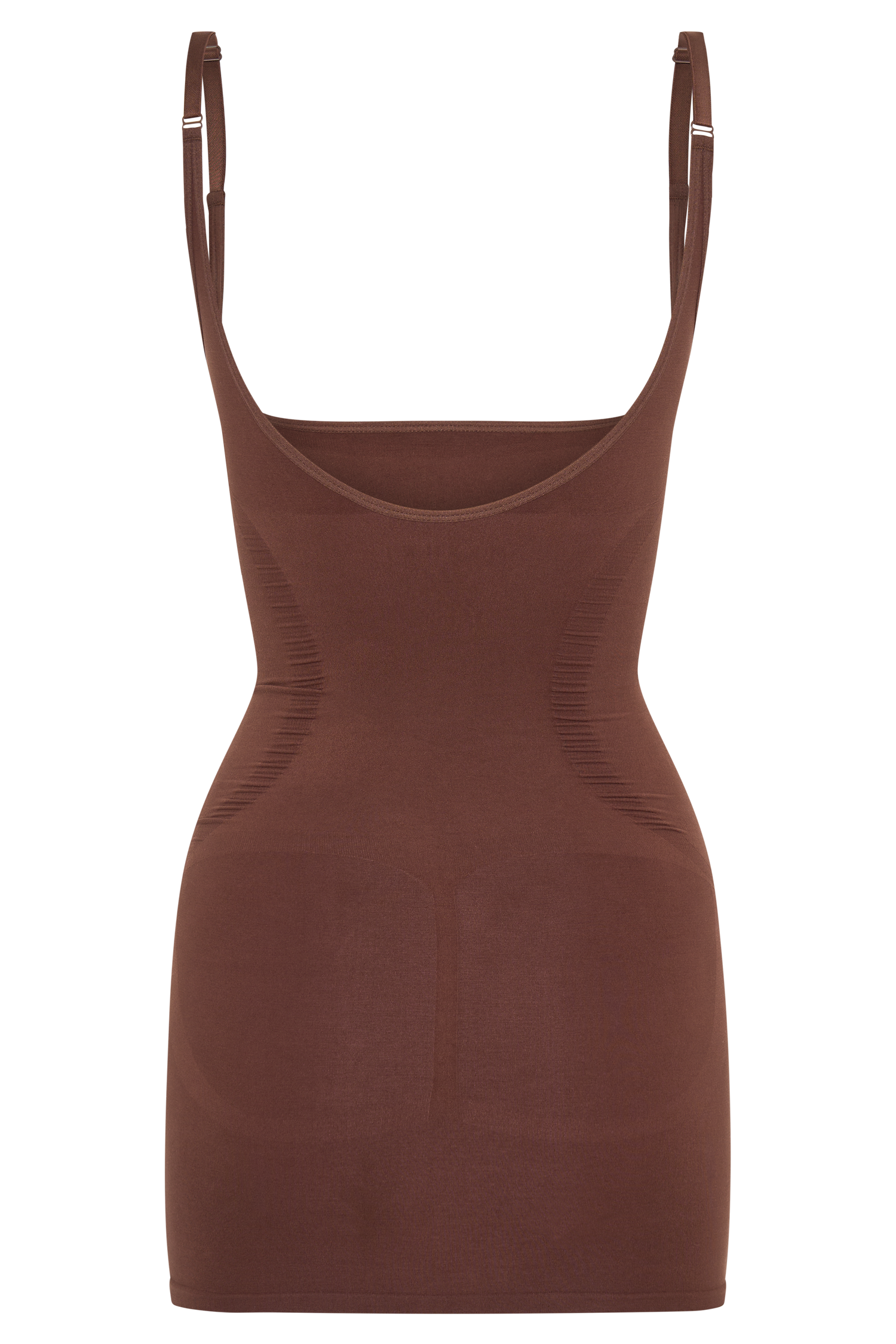 Jocelyn Backless Shapewear Mini Dress - Espresso | MESHKI UK Jocelyn Backless Shapewear Mini Dress - Espresso | MESHKI UK