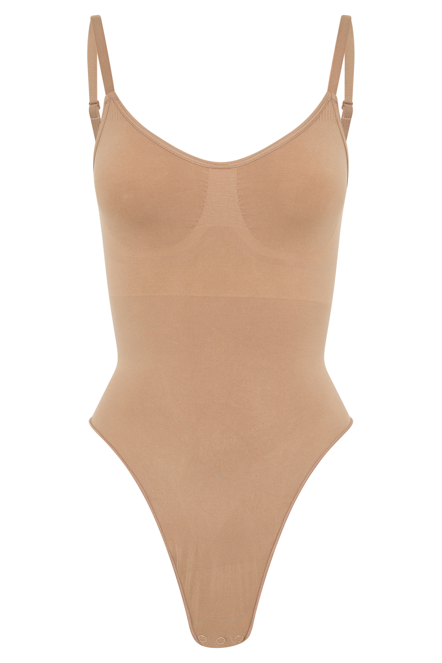 Alyssa Backless Shapewear Bodysuit - Latte