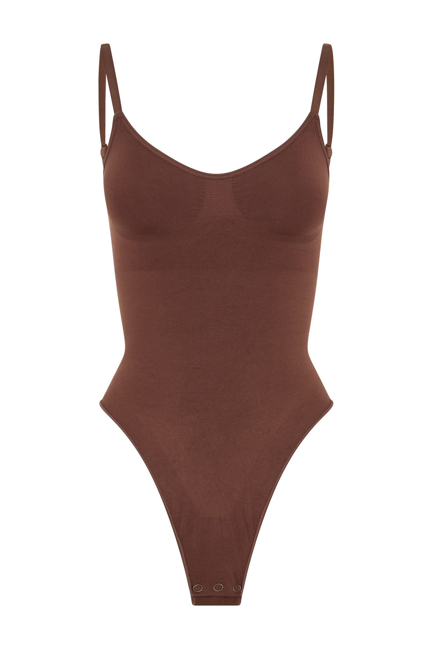 Alyssa Backless Shapewear Bodysuit - Espresso #7