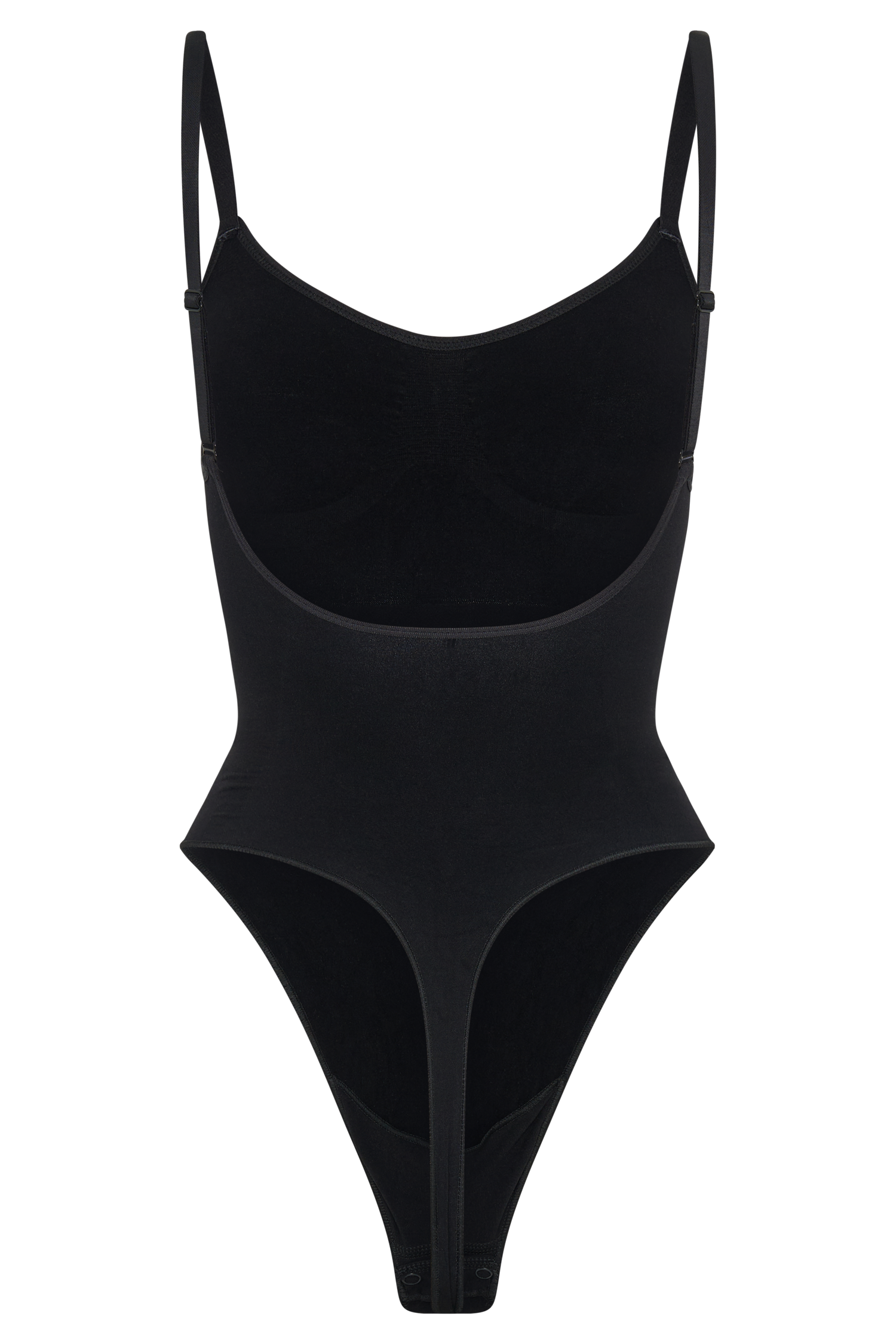 Alyssa Backless Shapewear Bodysuit - Black #10