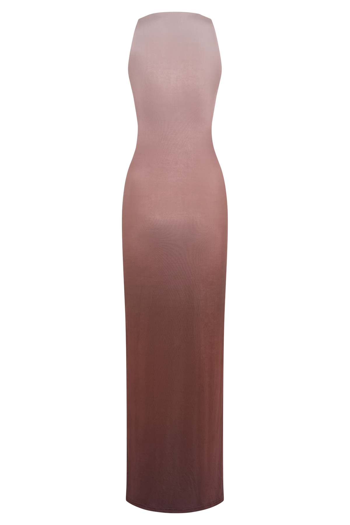 Stella Draped Slinky Maxi Dress - Mocha Ombre #6