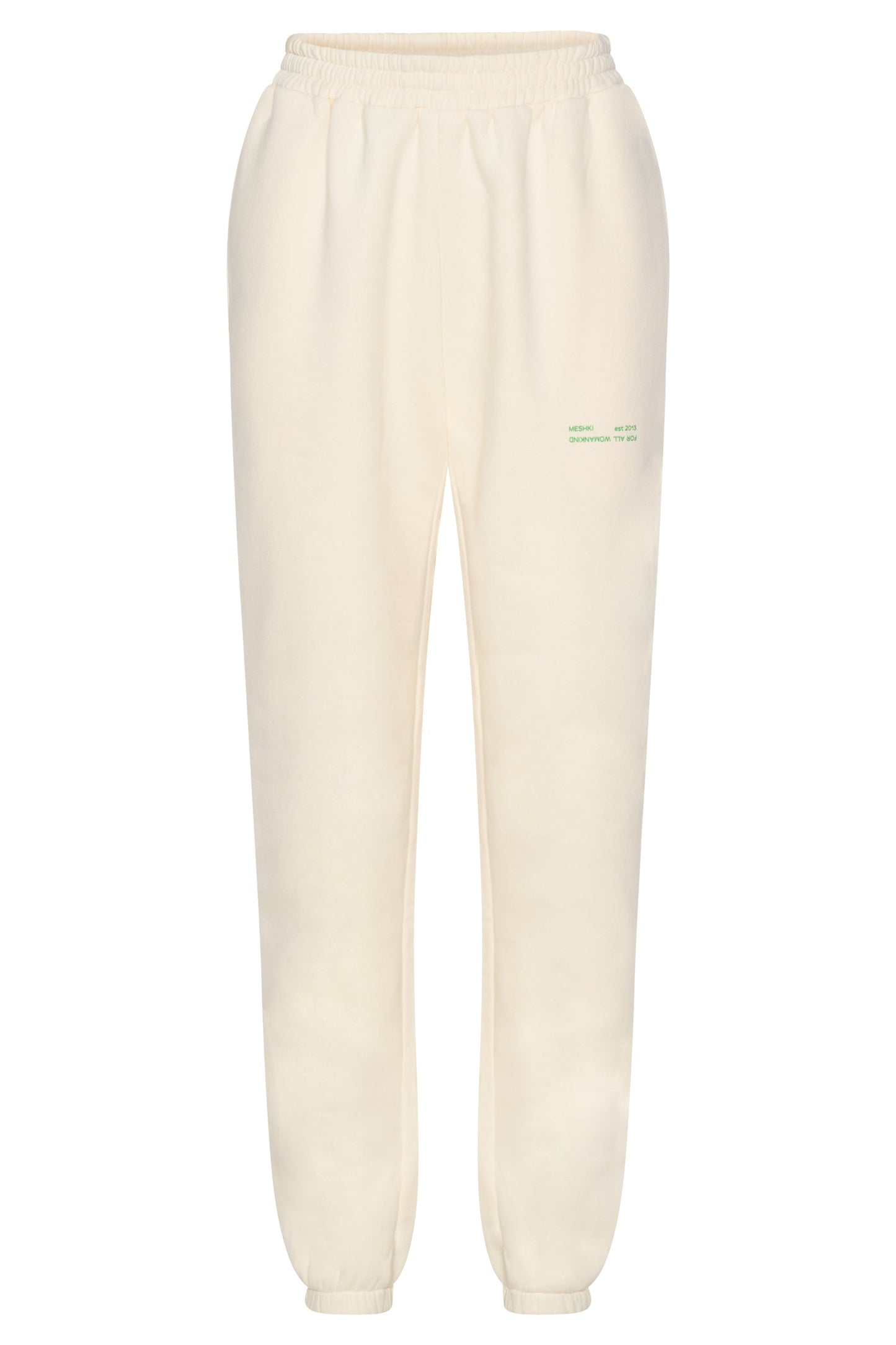 Camille Oversized Fleeceback Jogger - Marshmallow