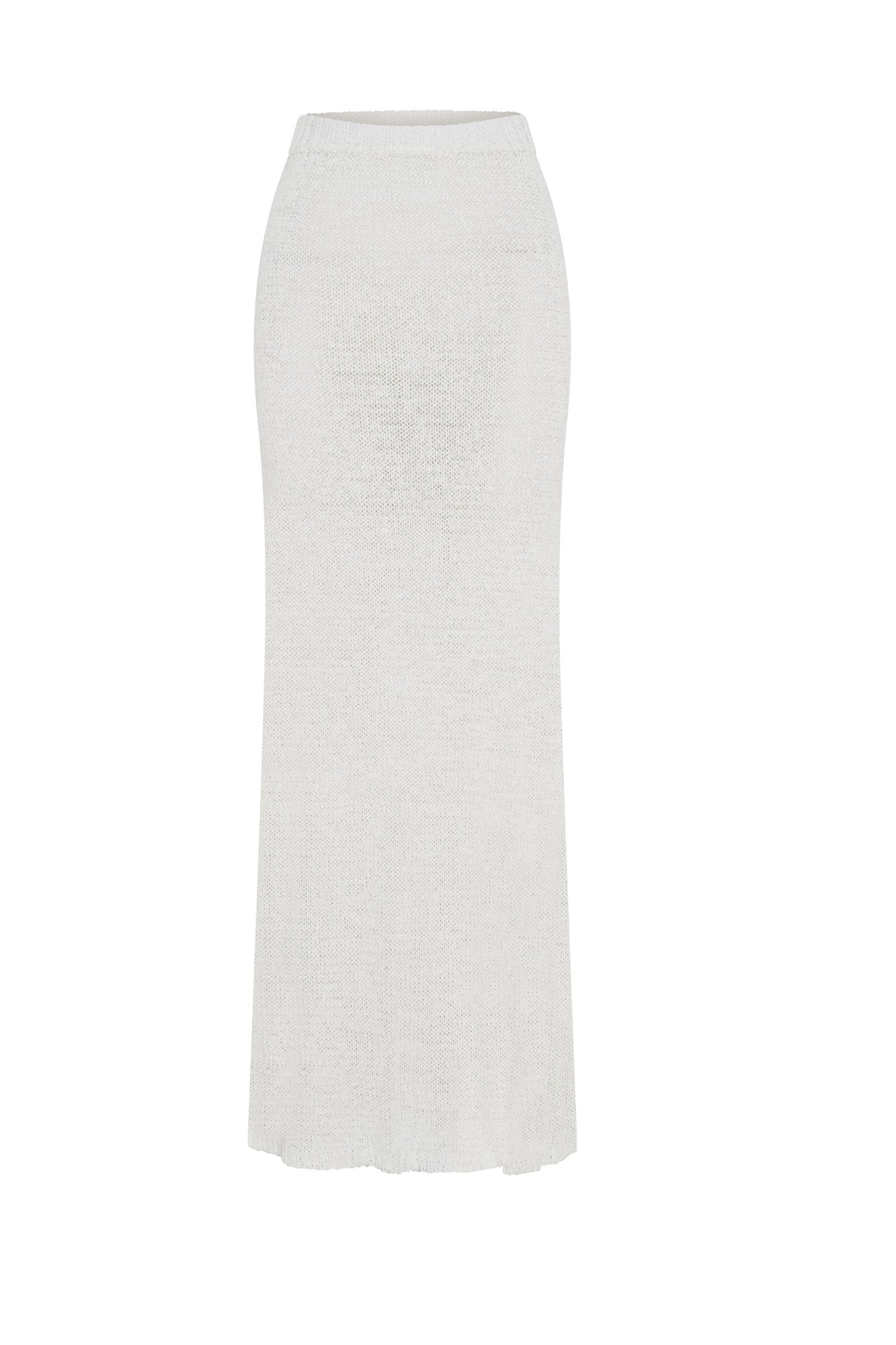 Mary Knit Maxi Skirt - White #8