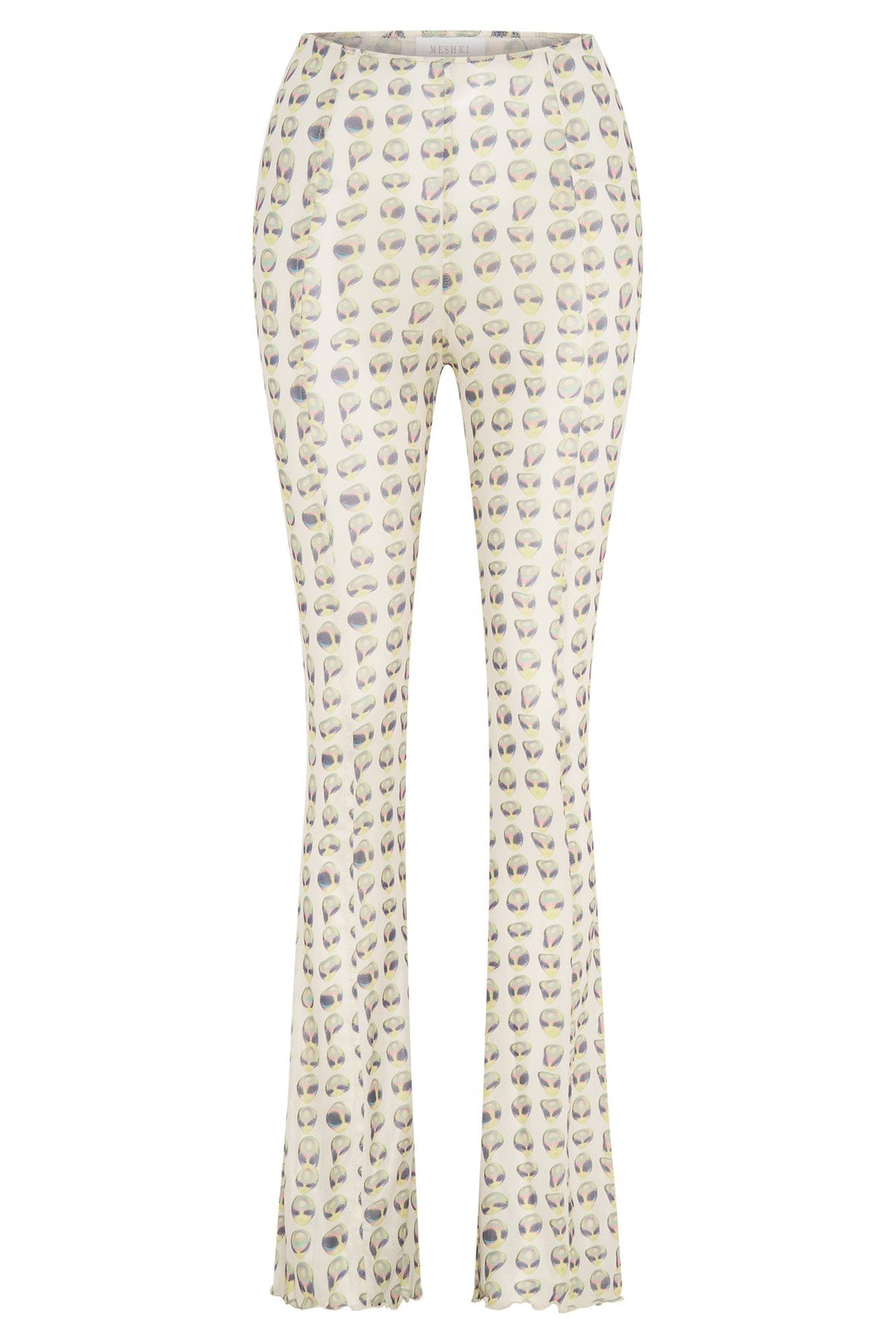 Nora Mesh Straight Leg Pant - Alien Print #9