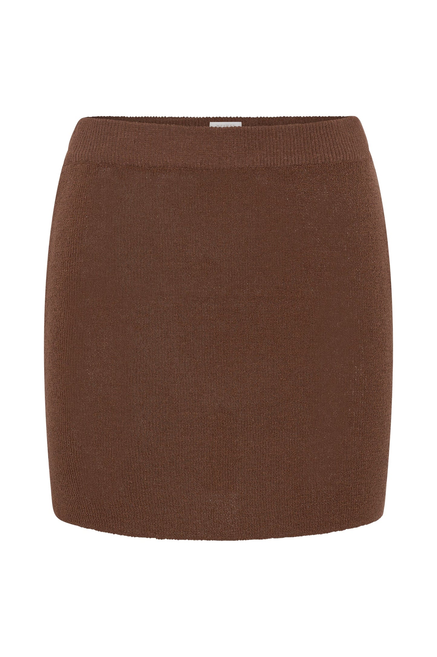 Esme Knit Mini Skirt - Clay