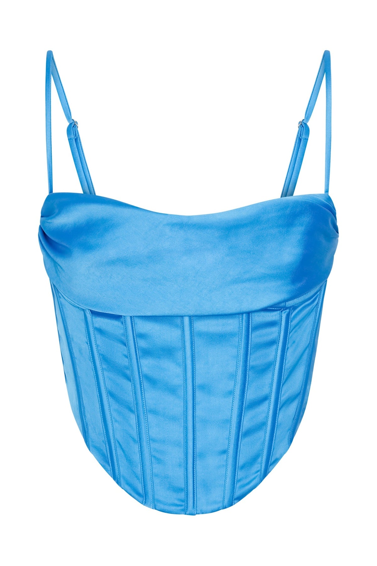 Cyra Corset Top - Azure Blue #8