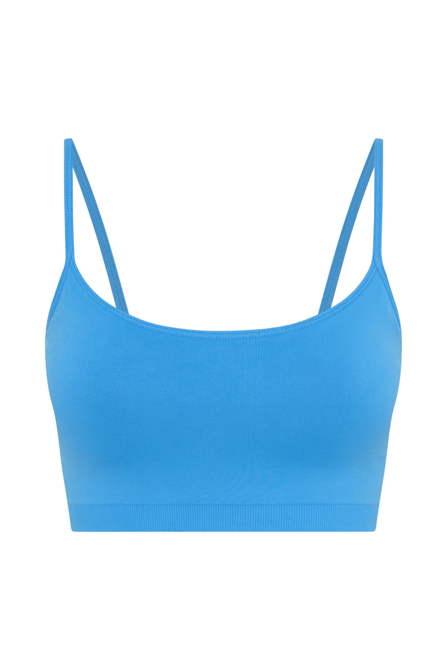 Lanie Scoop Neck Tank Top - Blue #7