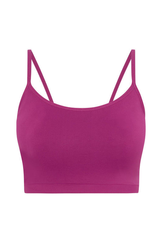 Lanie Scoop Neck Tank Top - Violet