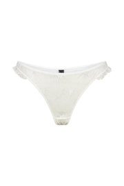 Roisin Lace Cheeky Cut Bottoms - White