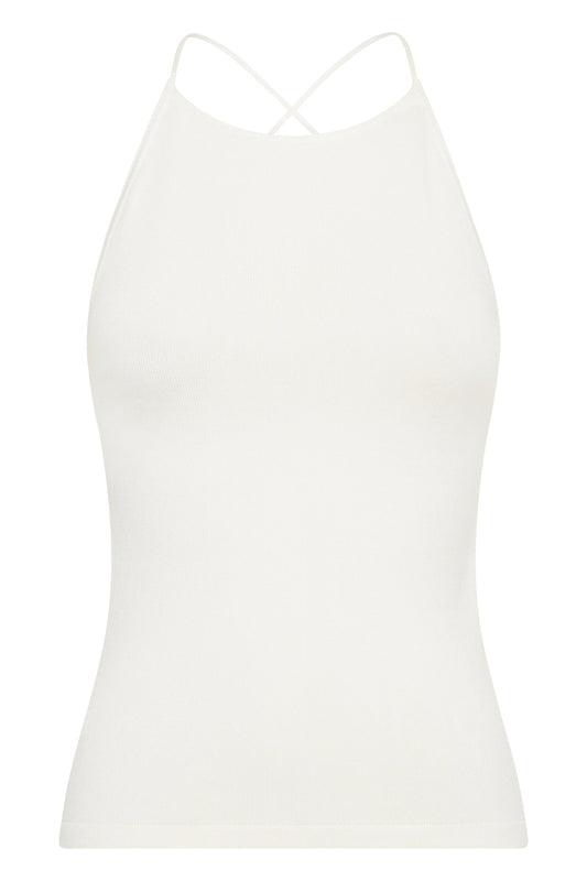 Kelly Long Line Top - Off White