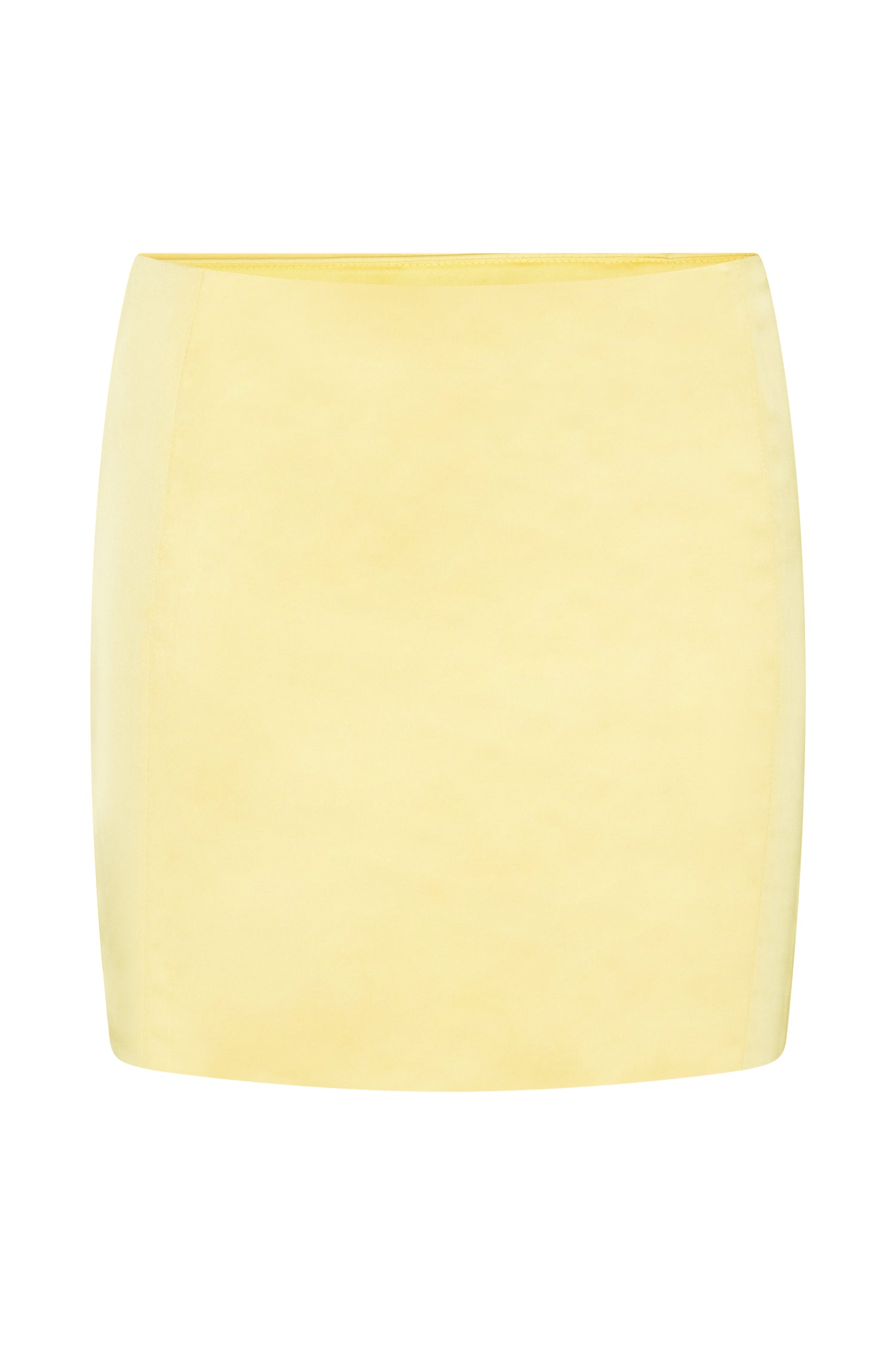 Briony Low Rise Mini Skirt - Lemon #8