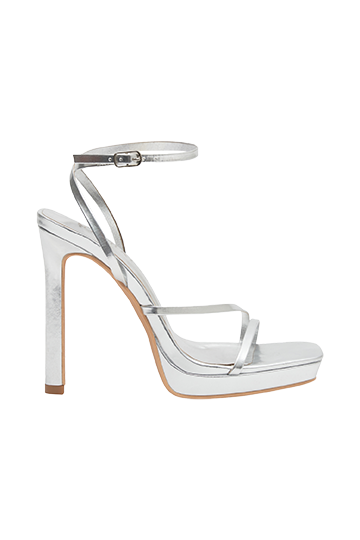 Kailani Platform Heels - Silver #7