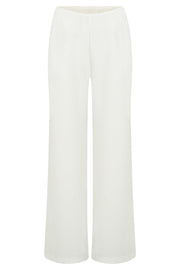 Estee Split Lace Pants - White