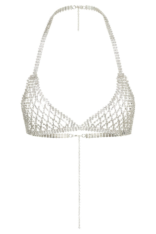 Neva Diamante Bralette - Silver